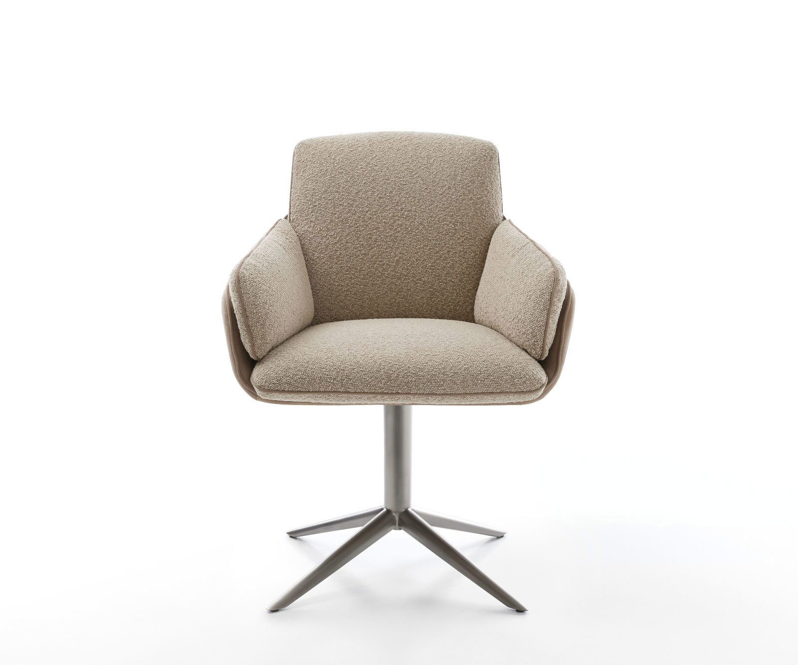 Въртящ се стол Luan-Flex с подлакътници Материал микс кал Графитна основа Въртене на 360° Люлееща се функция 2