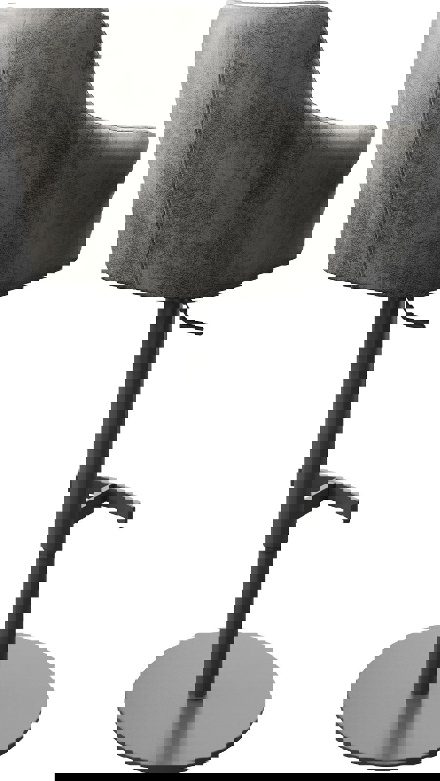 Бар стол Винтидж Сив Въртяща се основа с регулируема височина Метал Yulo-Flex 4 Бар стол Винтидж Сив Въртяща се основа с регулируема височина Метал Yulo-Flex 4