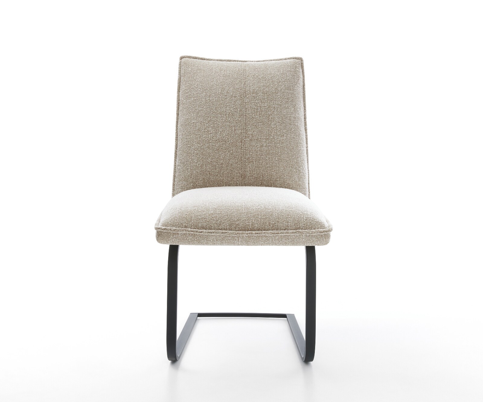 Стол с конзола Lelio-Flex Тъкан Soft Beige Стол с конзола плосък Black Pocket spring core 1