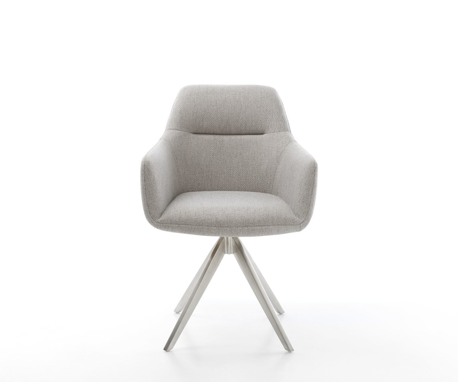 Врътящ се стол Ивици СветлоСив Конус крак  Неръждаема стомана 180° въртящ се Pejo-Flex 1 Врътящ се стол Ивици СветлоСив Конус крак  Неръждаема стомана 180° въртящ се Pejo-Flex 1