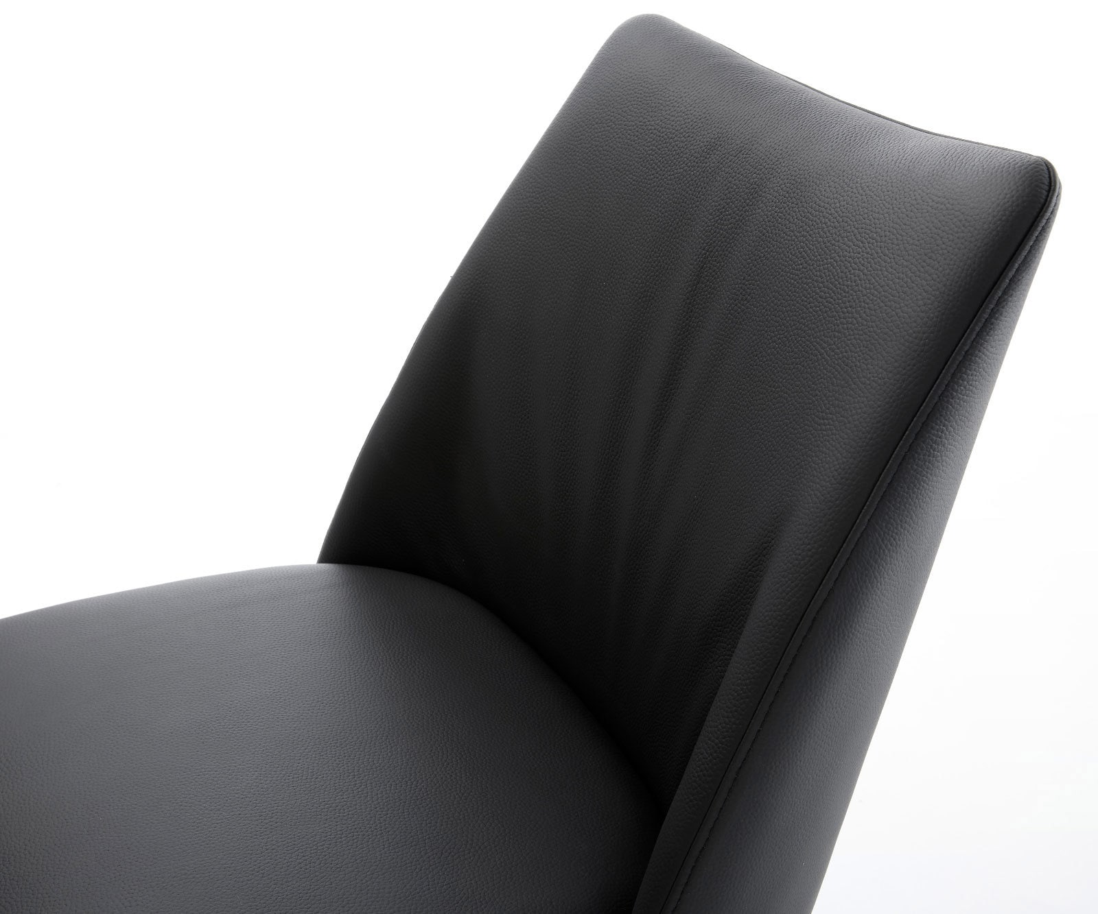 Люлеещ стол Естествена кожа Черен Конзолен крак плосък  Титан Покет пружина Elso-Flex 3 Люлеещ стол Естествена кожа Черен Конзолен крак плосък  Титан Покет пружина Elso-Flex 3