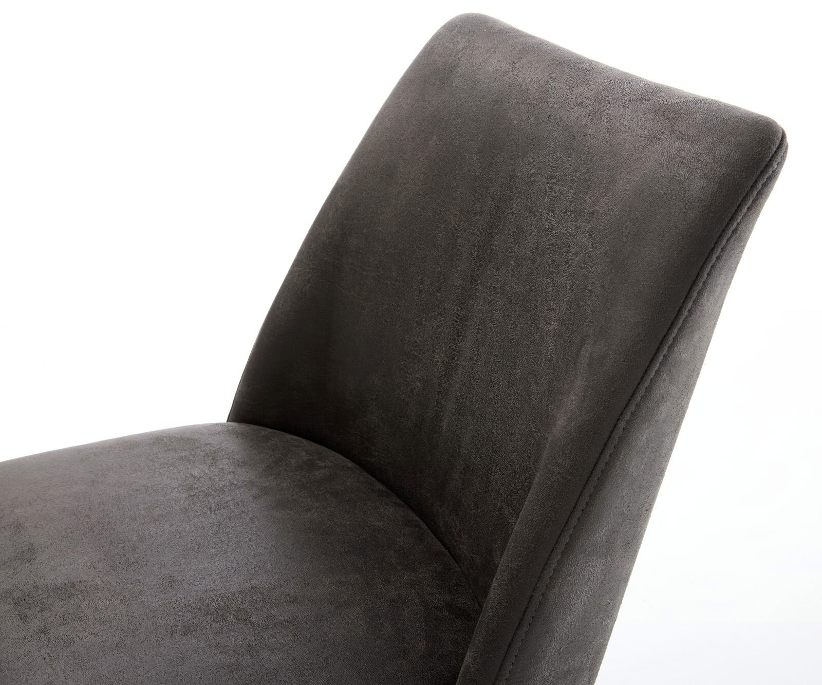 Люлеещ стол Антрацит Винтидж Конзолен крак плосък Черен Покет пружина Elso-Flex 4