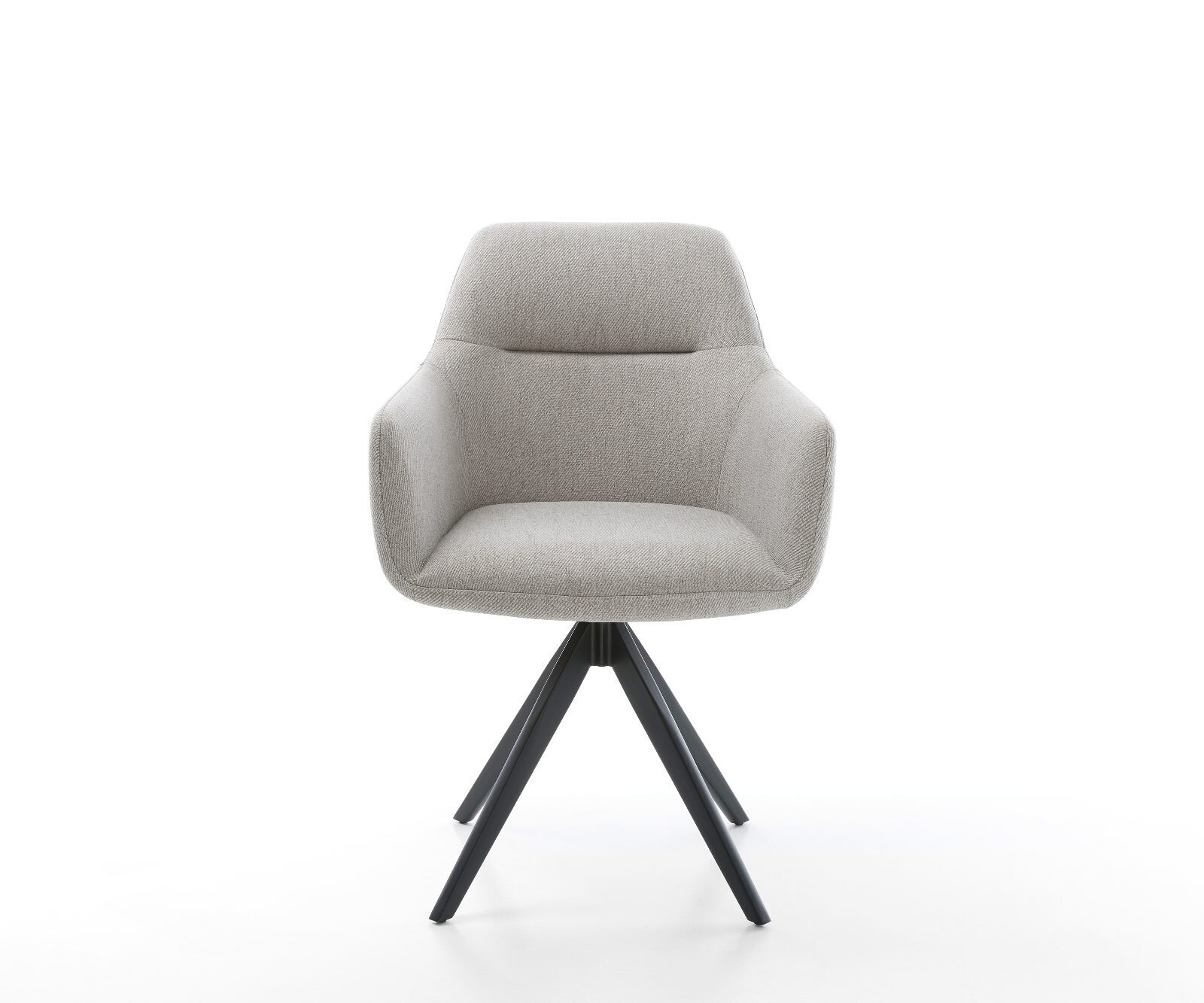 Врътящ се стол Ивици СветлоСив Конус крак  Черен 180° въртящ се Pejo-Flex 1 Врътящ се стол Ивици СветлоСив Конус крак  Черен 180° въртящ се Pejo-Flex 1