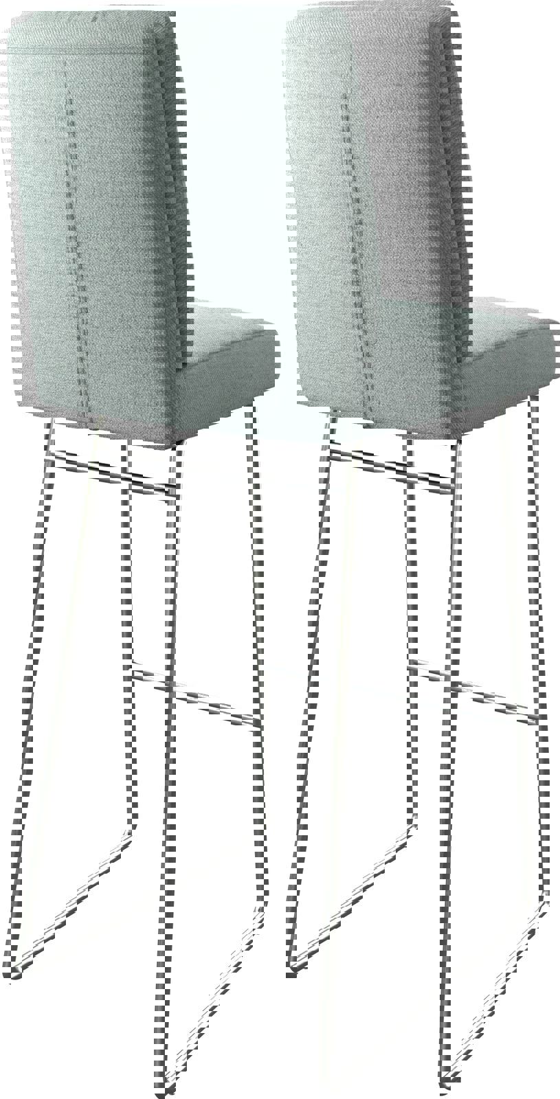 Барстол Pela-Flex Stripes Mint Основа за шейни от неръждаема стомана 5