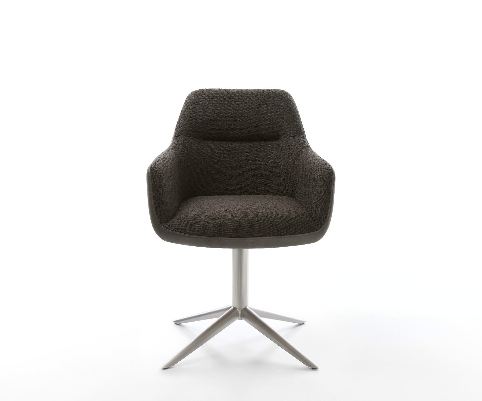 Въртящ се стол Pejo-Flex Микс от материали Черно Основа от неръждаема стомана Въртене на 360° Люлееща се функция Ядро от джобни пружини 1