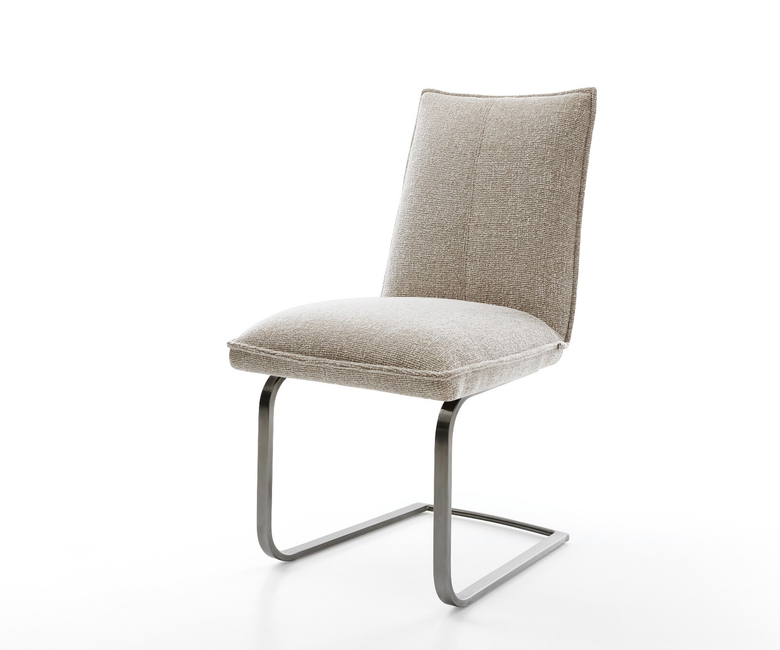 Конзолен стол Lelio-Flex тъкан Soft Beige Конзолен стол плосък Графитна сърцевина с джобни пружини 1