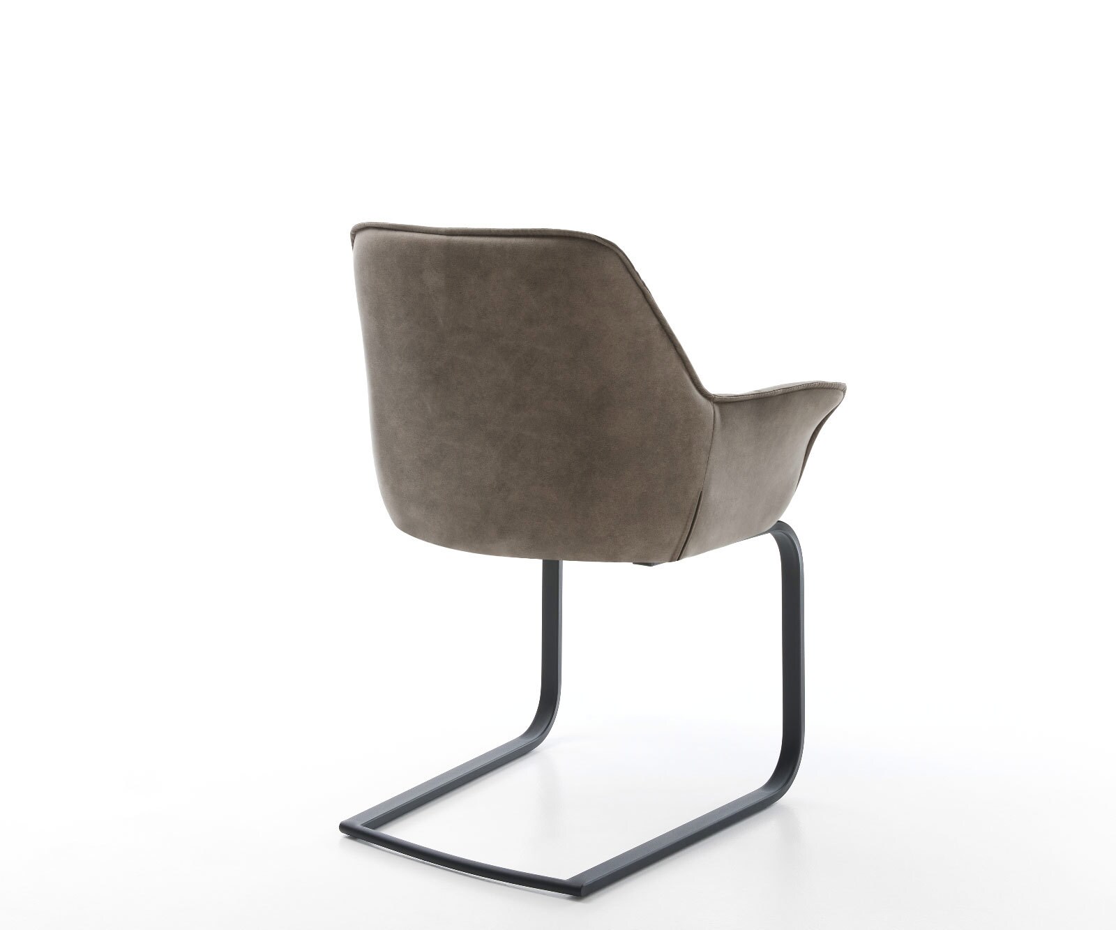 Люлеещ стол Таупе Винтидж Конзолен крак плосък Черен Kaira-Flex 5