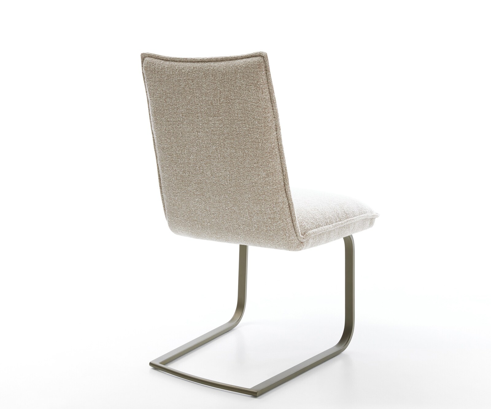 Стол с конзола Lelio-Flex тъкан Soft Beige Стол с конзола с плосък ефект Титаниева сърцевина с джобни пружини 5