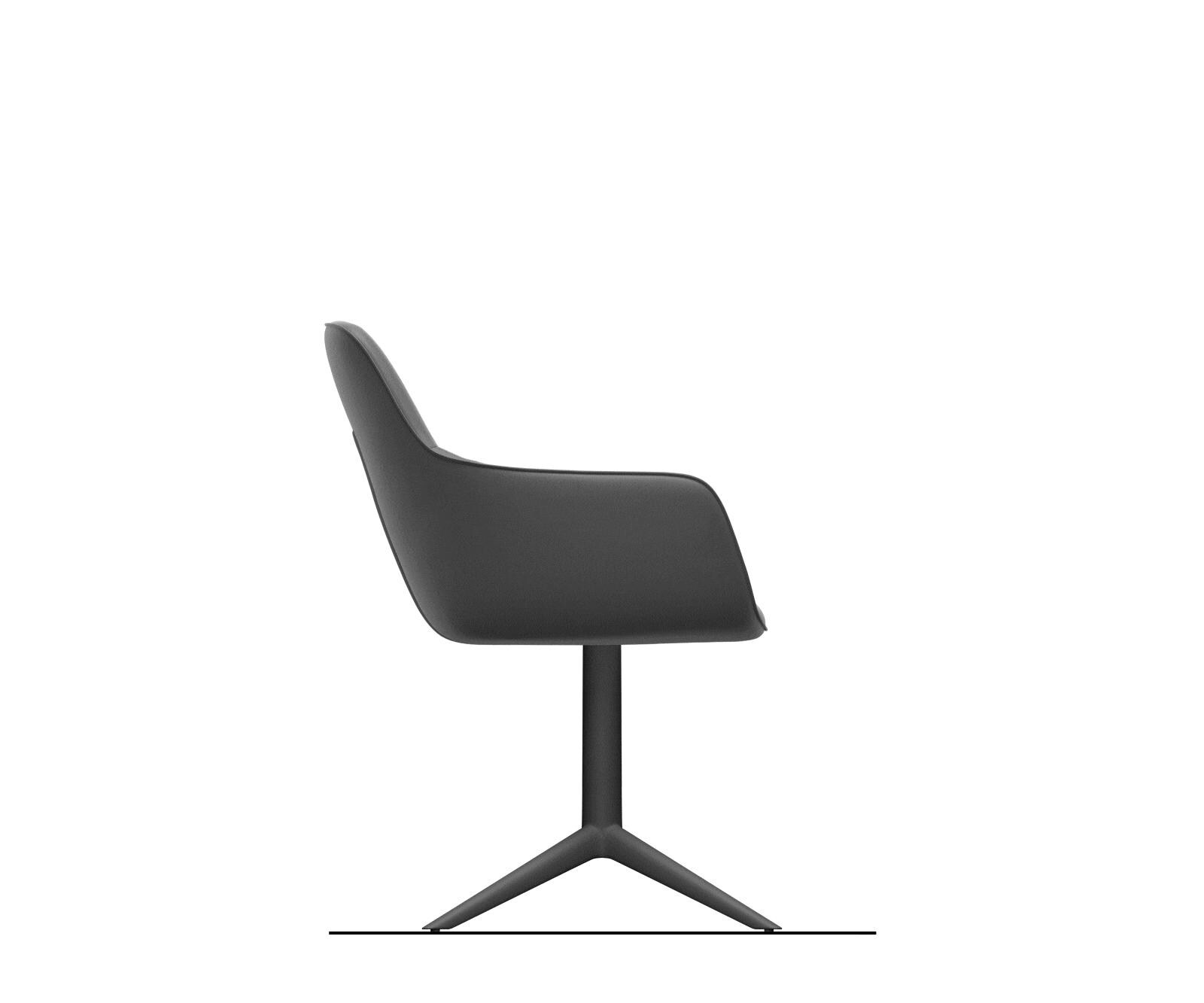 Въртящ се стол Pejo-Flex микс от материали естествена кожа бяло-сребристо сива основа бяла 360° въртяща се люлееща се функция сърцевина от джобни пружини 9