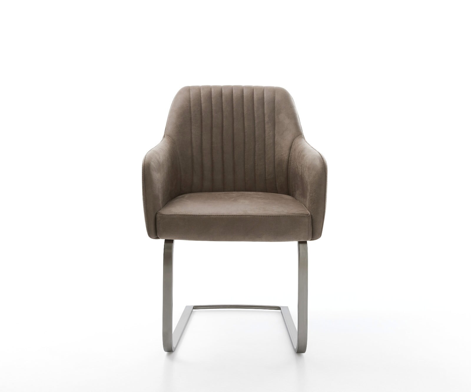 Стол с конзола Greg-Flex микрофибър сив реколта стол с конзола плосък графит джоб пружина сърцевина 1