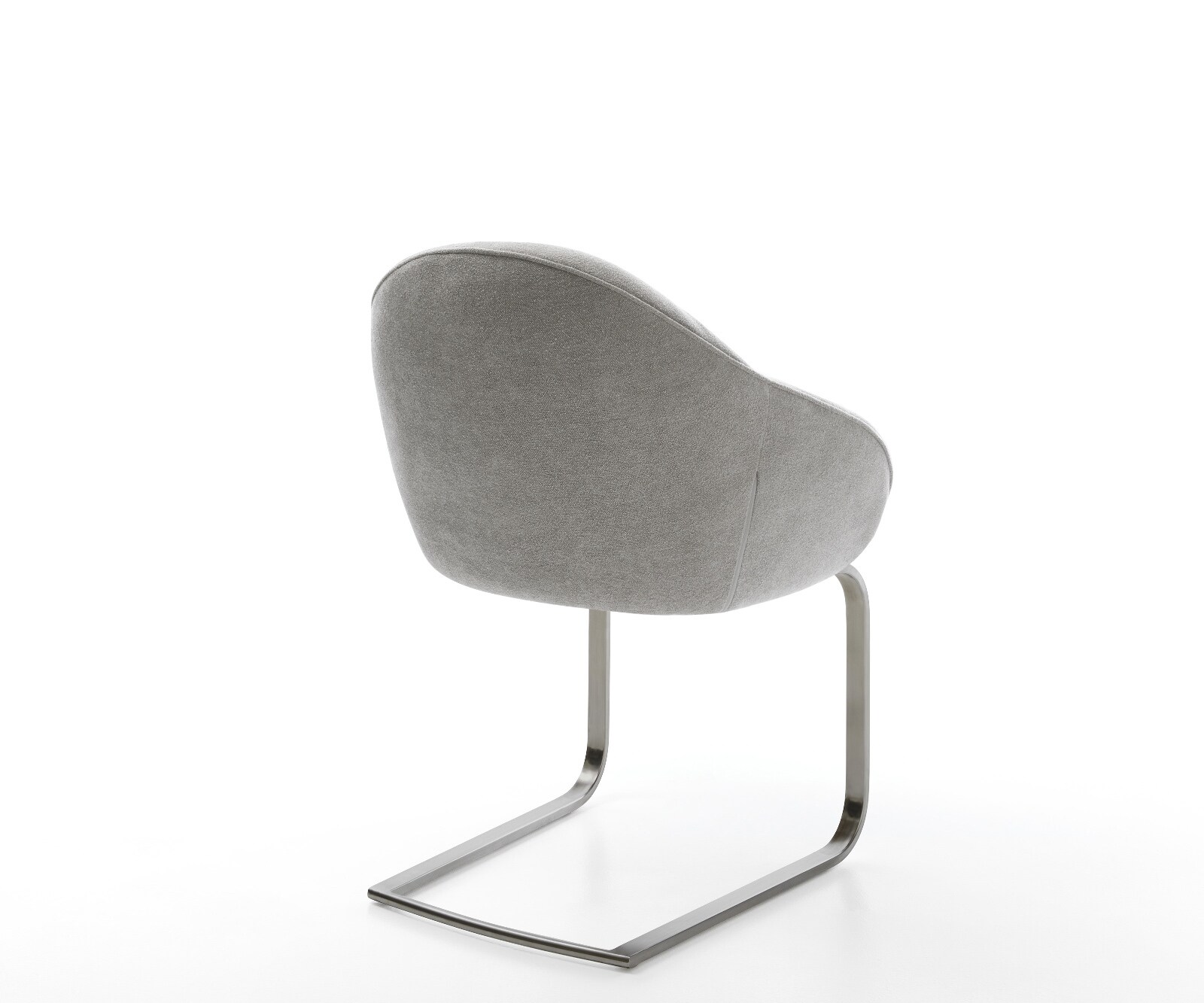 Gaio-Flex конзолен стол текстурирана тъкан меко сиво плосък конзолен стол графит 5