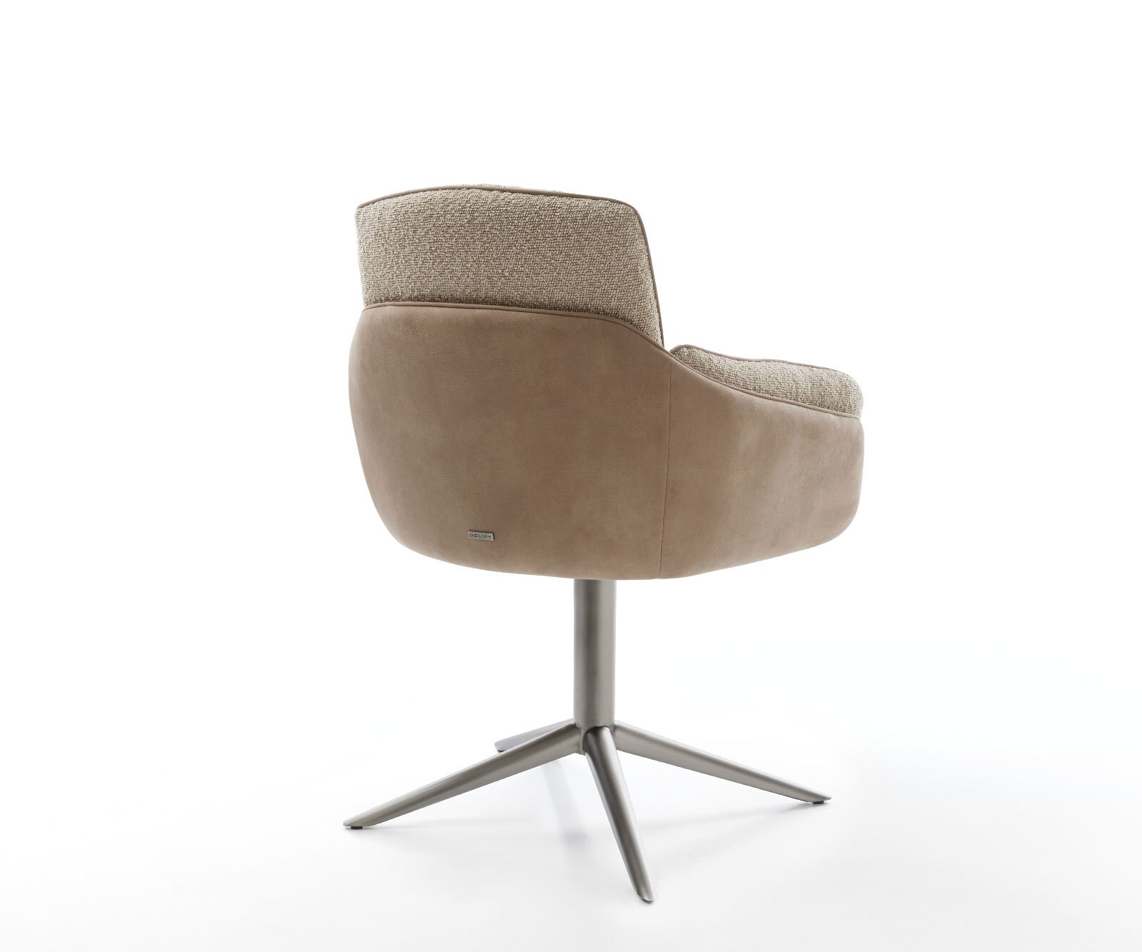 Въртящ се стол Luan-Flex с подлакътници Материал микс кал Графитна основа Въртене на 360° Люлееща се функция 5