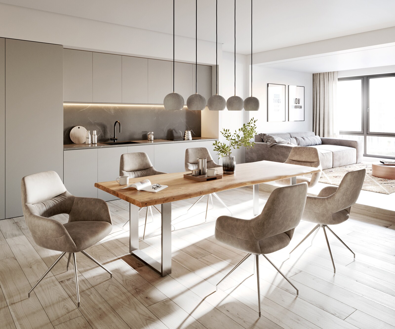 Врътящ се стол с подлакътници Таупе Винтидж Конус крак кръгъл Неръждаема стомана 180° въртящ се Yago-Flex 4 Врътящ се стол с подлакътници Таупе Винтидж Конус крак кръгъл Неръждаема стомана 180° въртящ се Yago-Flex 4