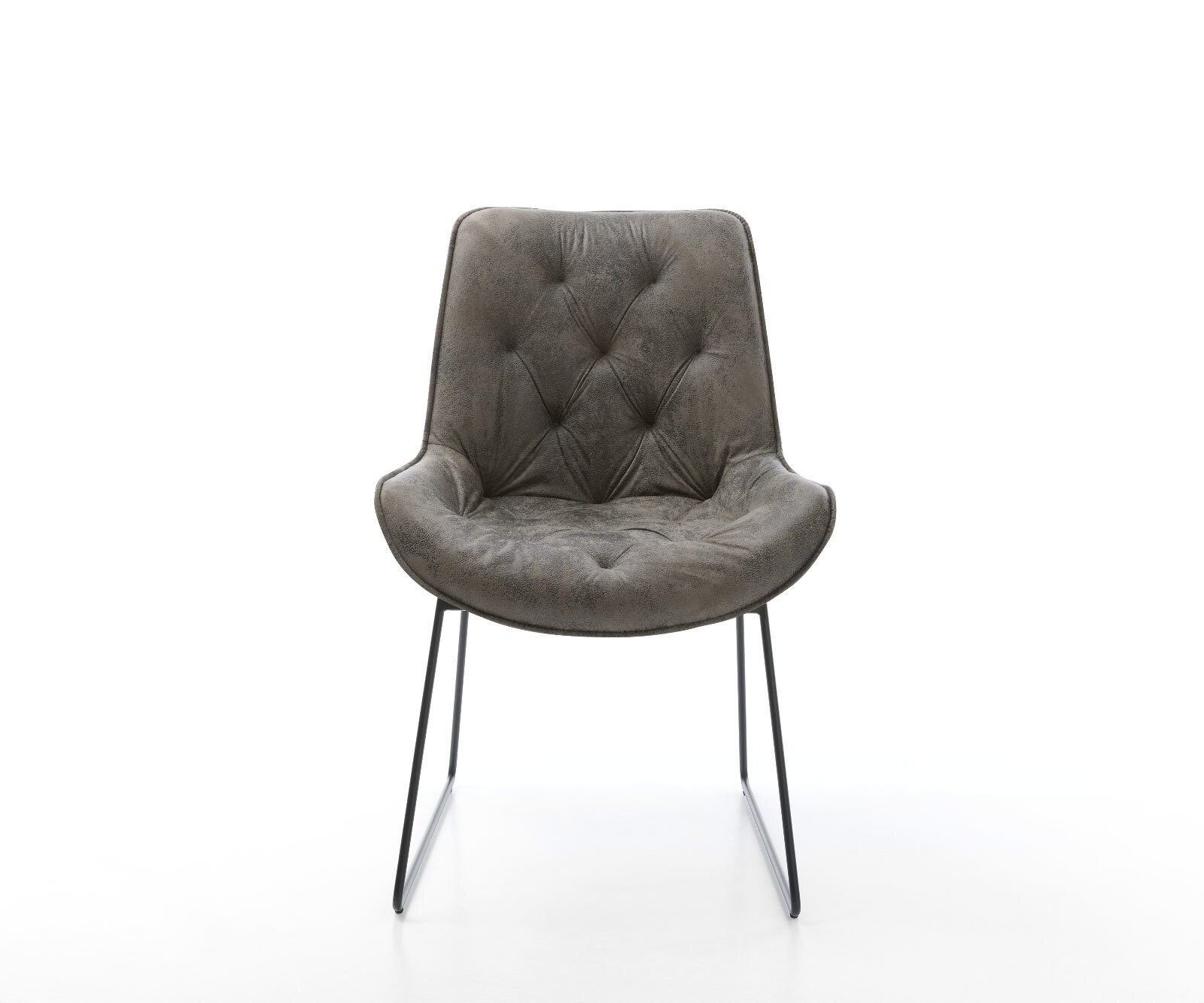 Трапезен стол Сив Антик Извити крака Черен Taimi-Flex 2 Трапезен стол Сив Антик Извити крака Черен Taimi-Flex 2