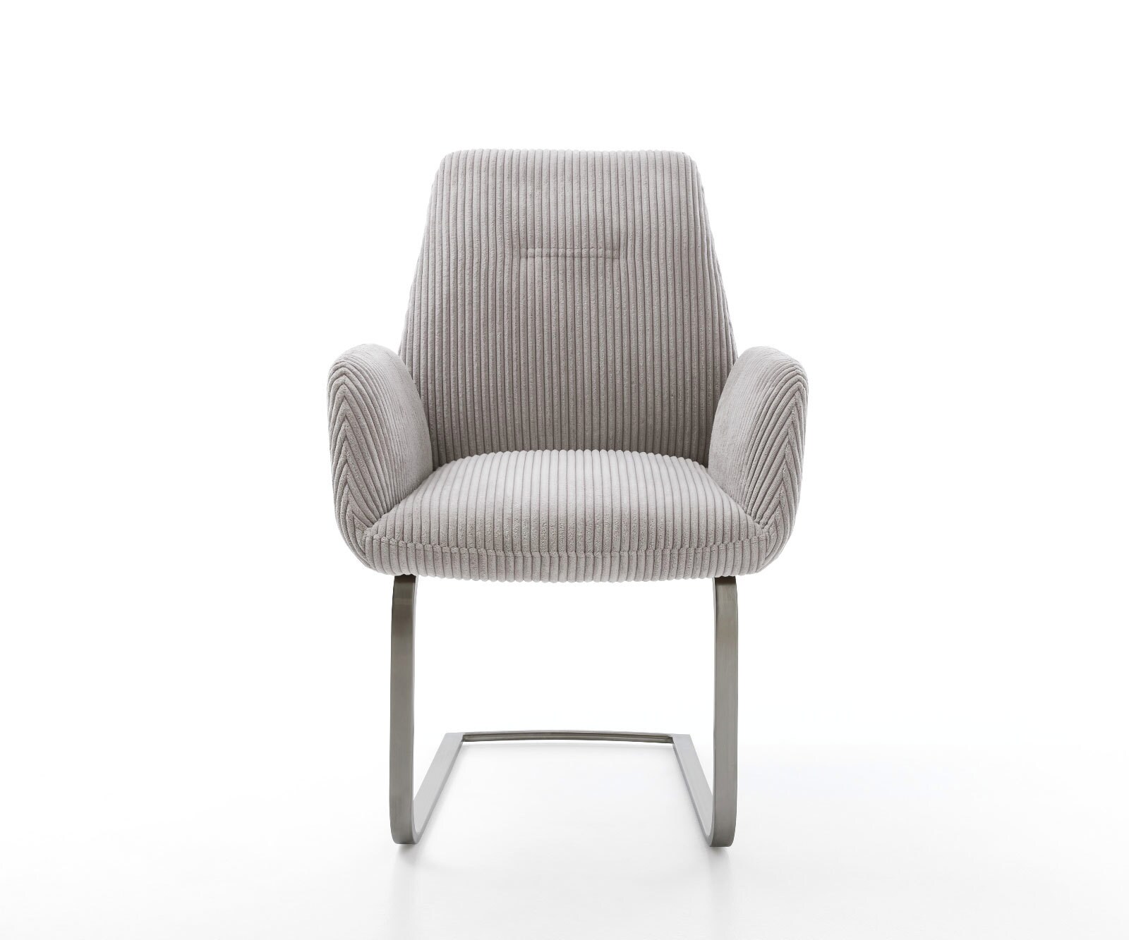 Стол конзола Zoa-Flex Cord сребристо сив Стол конзола плосък графит джоб пружина сърцевина 2