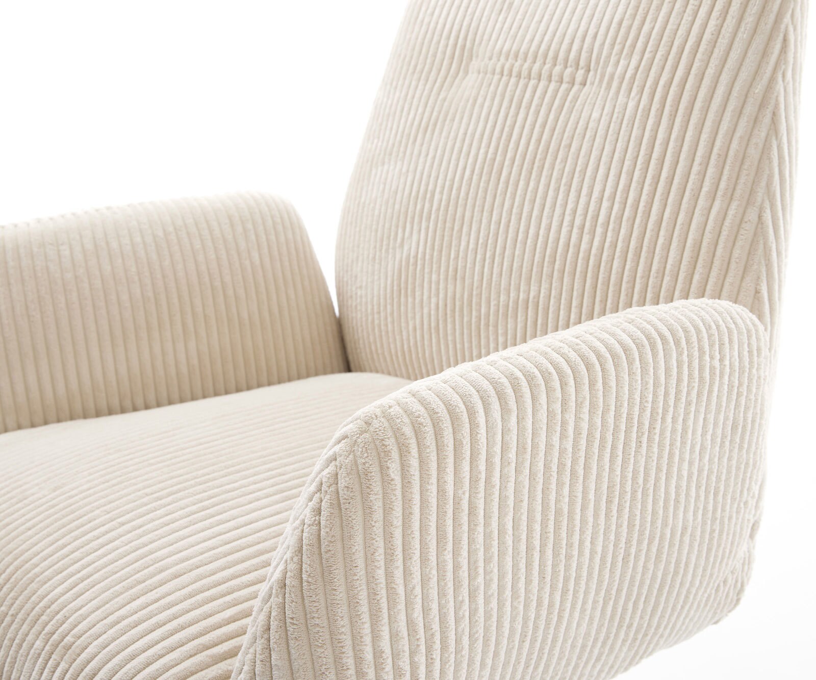 Конзолен стол Zoa-Flex Cord Beige Конзолен стол плосък Графитна сърцевина с джобни пружини 3