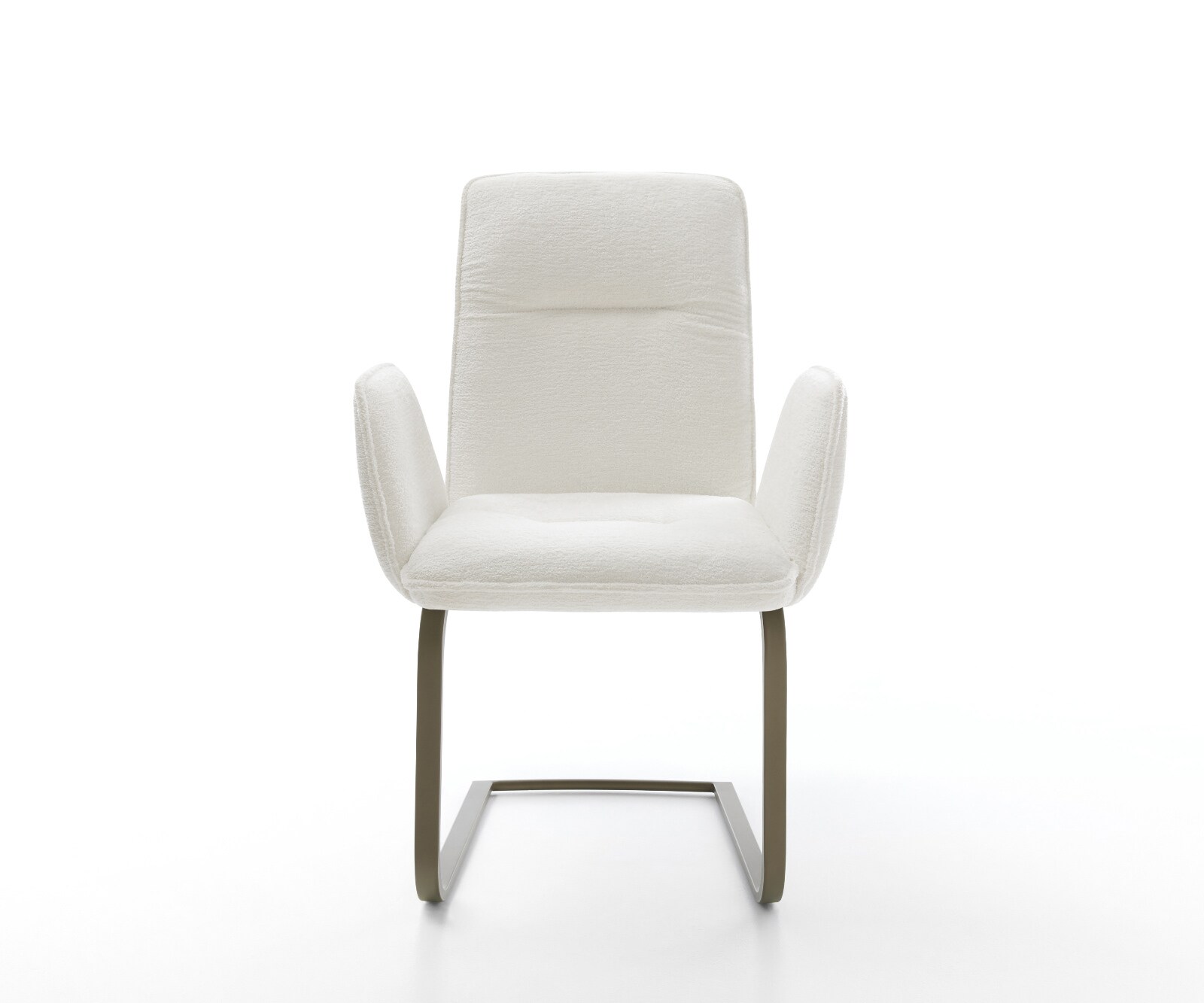 Стол с конзола Vinja-Flex Bouclé Soft Beige Стол с конзола с плосък ефект покритие титан 2