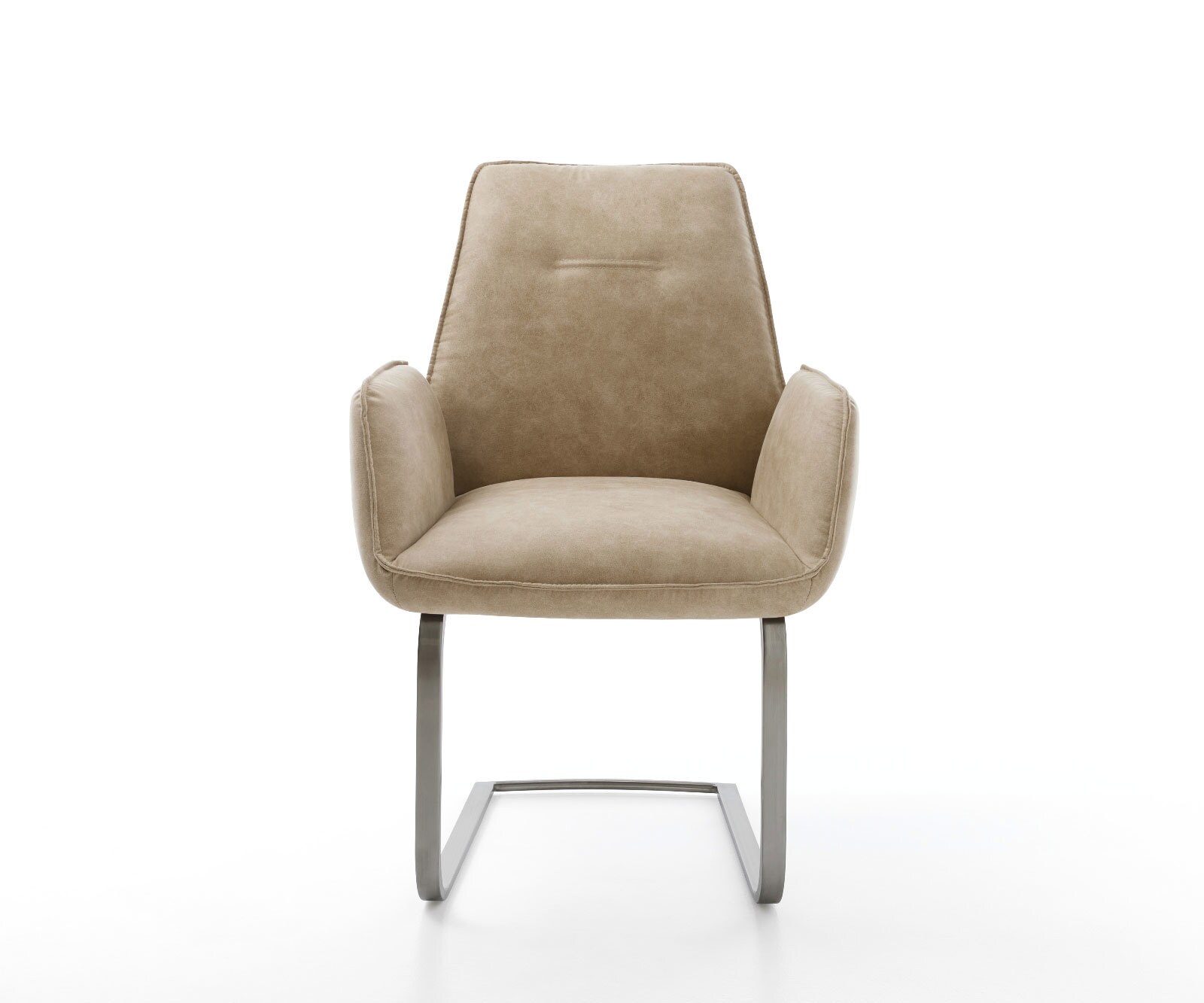 Zoa-Flex конзолен стол микрофибър бежов реколта конзолен стол плосък графит джоб пружина сърцевина 1