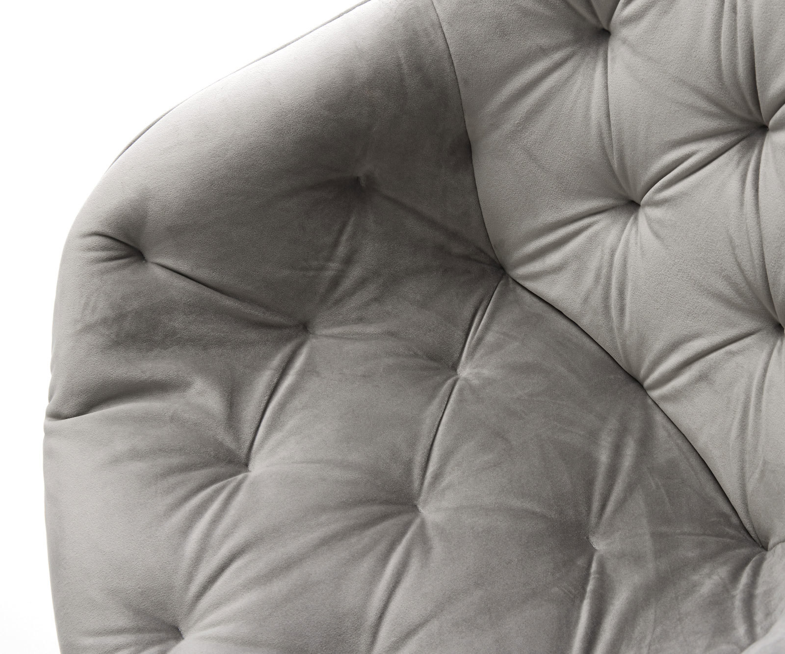 Врътящ се стол Кадифе Сив Конус крак  Черен 180° въртящ се Gaio-Flex 3 Врътящ се стол Кадифе Сив Конус крак  Черен 180° въртящ се Gaio-Flex 3