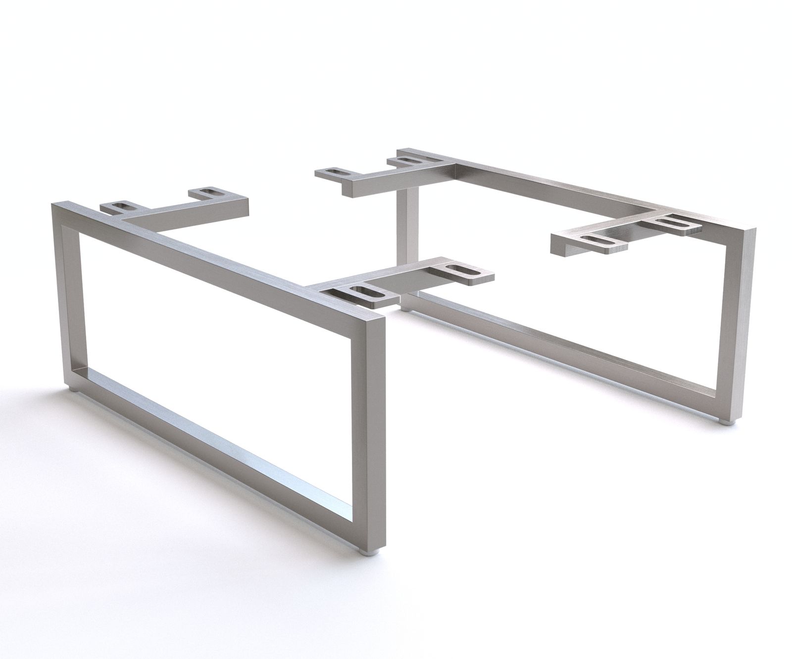 Основа за плъзгане тясна 15 см от неръждаема стомана за мебели за бокс с дълбочина 40 см (комплект от 2)