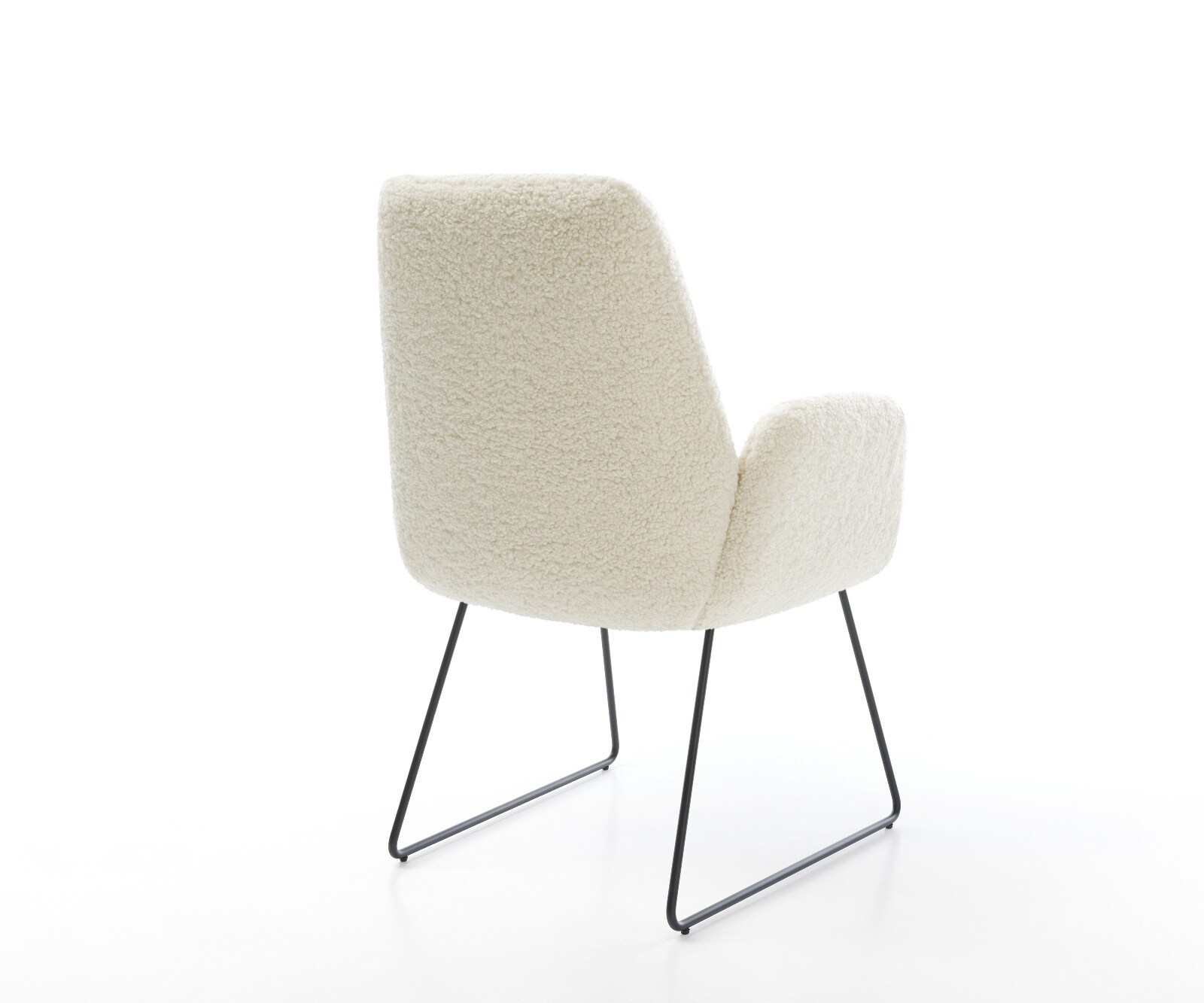 Стол за хранене Zoa-Flex Teddy тъкан Бежово Основа за шейни Черно Ядро от джобни пружини 4