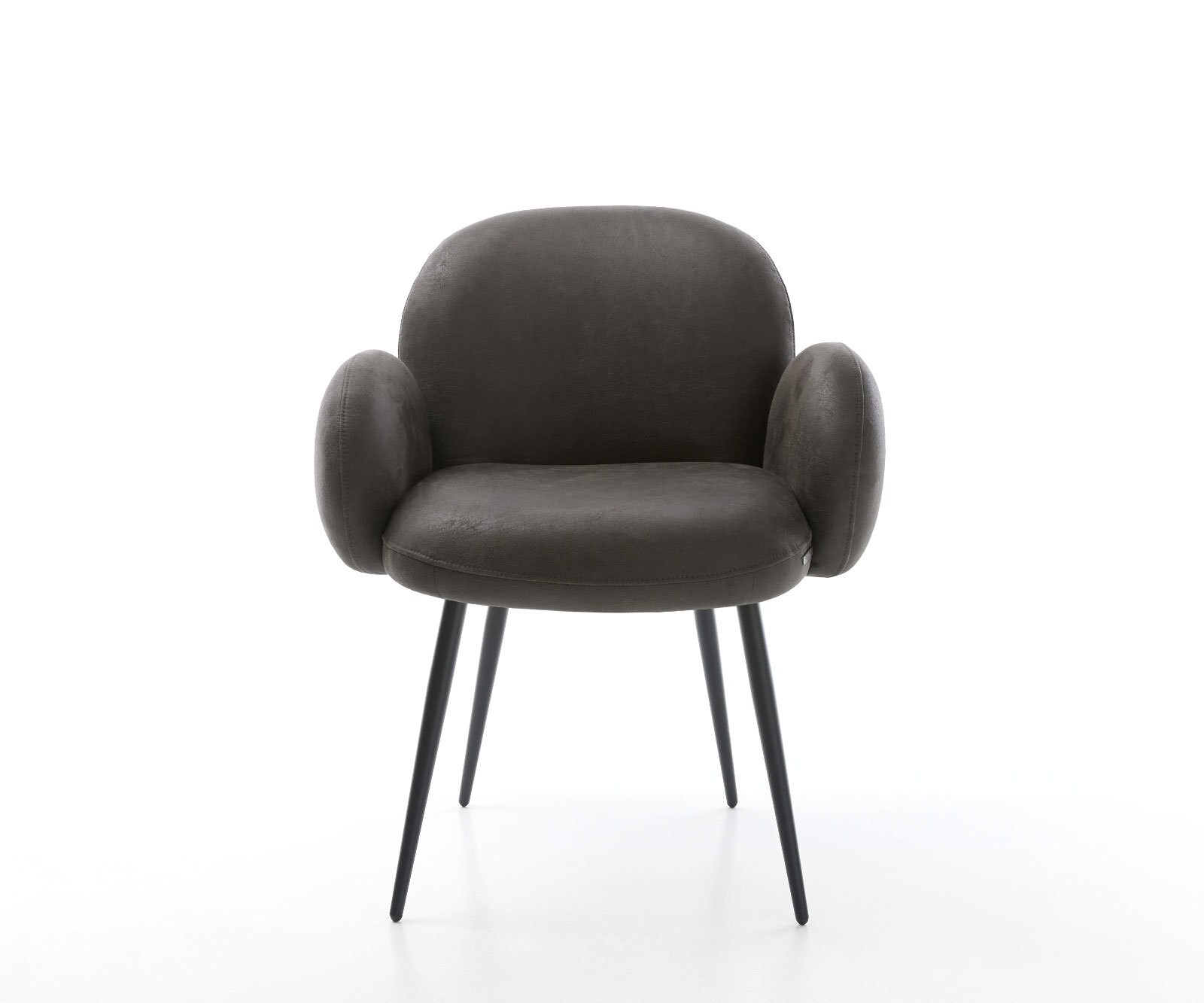 Стол Антрацит Винтидж 4-крака Прави Черни Покет пружина Nube-Flex 1