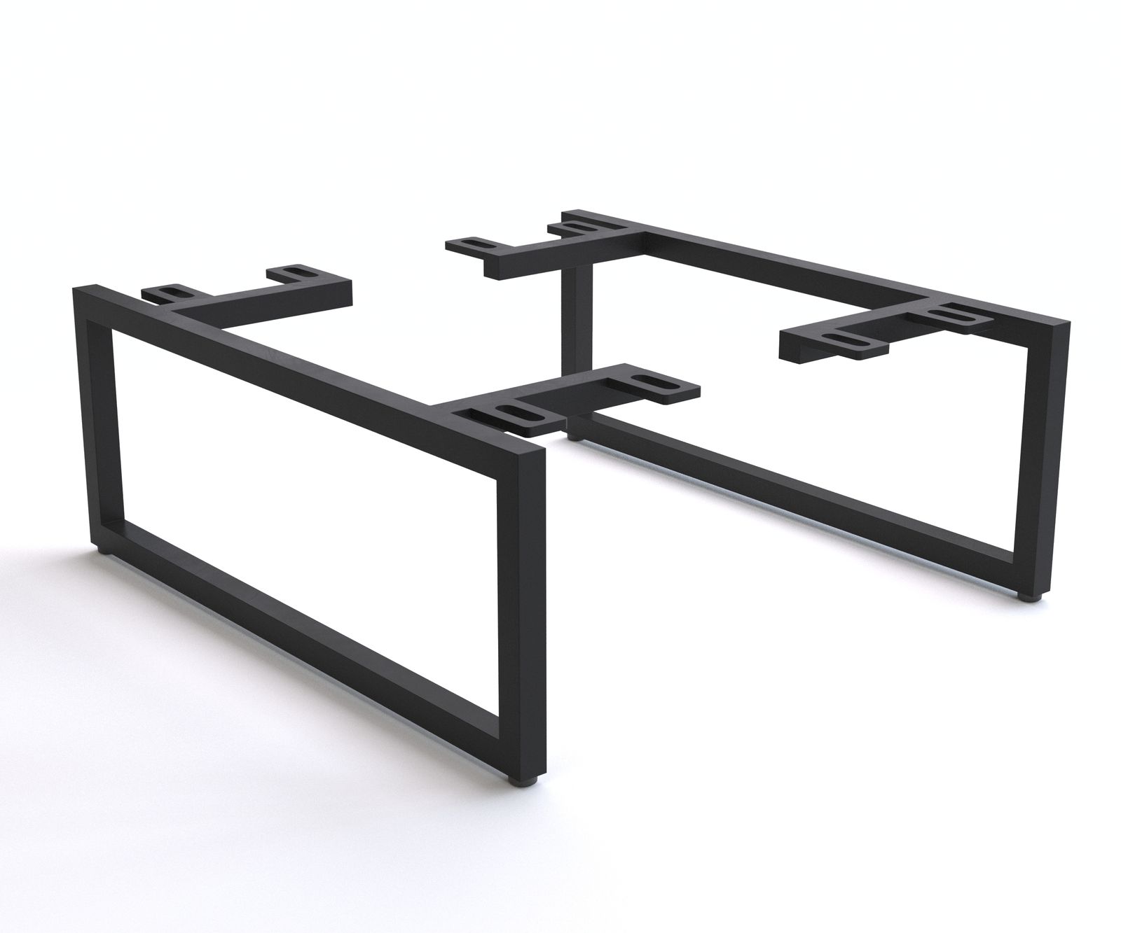 Стъпало за приплъзване тясно 15 см метално черно за мебели за бокс с дълбочина 40 см (комплект от 2) 1