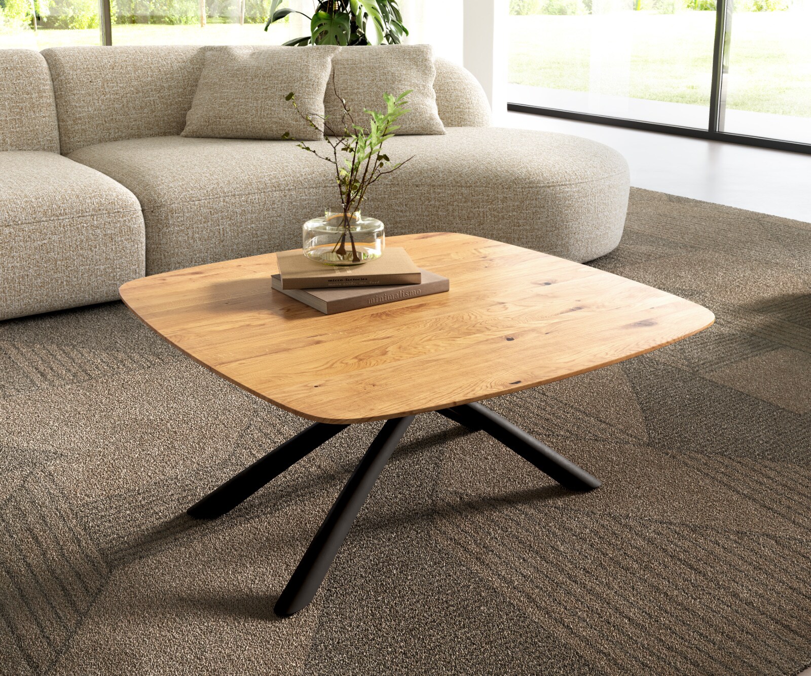 Couchtisch Edge Massivholz Boot 5