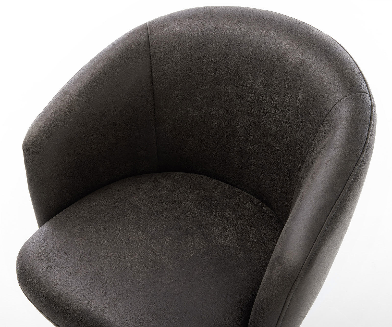 Люлеещ стол с подлакътници Антрацит Винтидж Конзолен крак плосък  Титан Покет пружина Caja-Flex 3 Люлеещ стол с подлакътници Антрацит Винтидж Конзолен крак плосък  Титан Покет пружина Caja-Flex 3