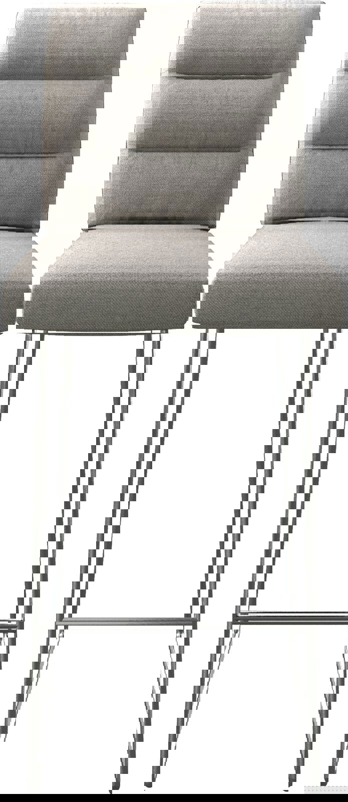 Барстол Pela-Flex Stripes Светлосиво Основа за шейни от неръждаема стомана 4