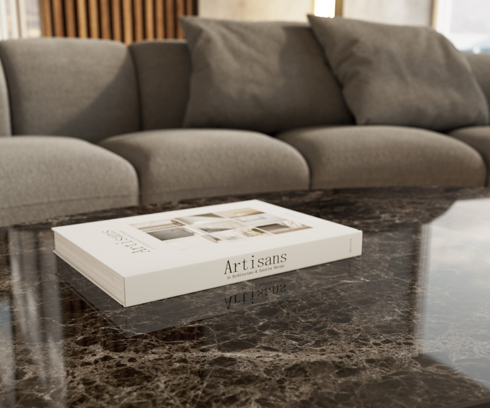 Масичка за кафе Edge Oval 140x80 cm керамика Laminam® Emperador Extra Lucidato тъмнокафяво Sarity Metal Black 6