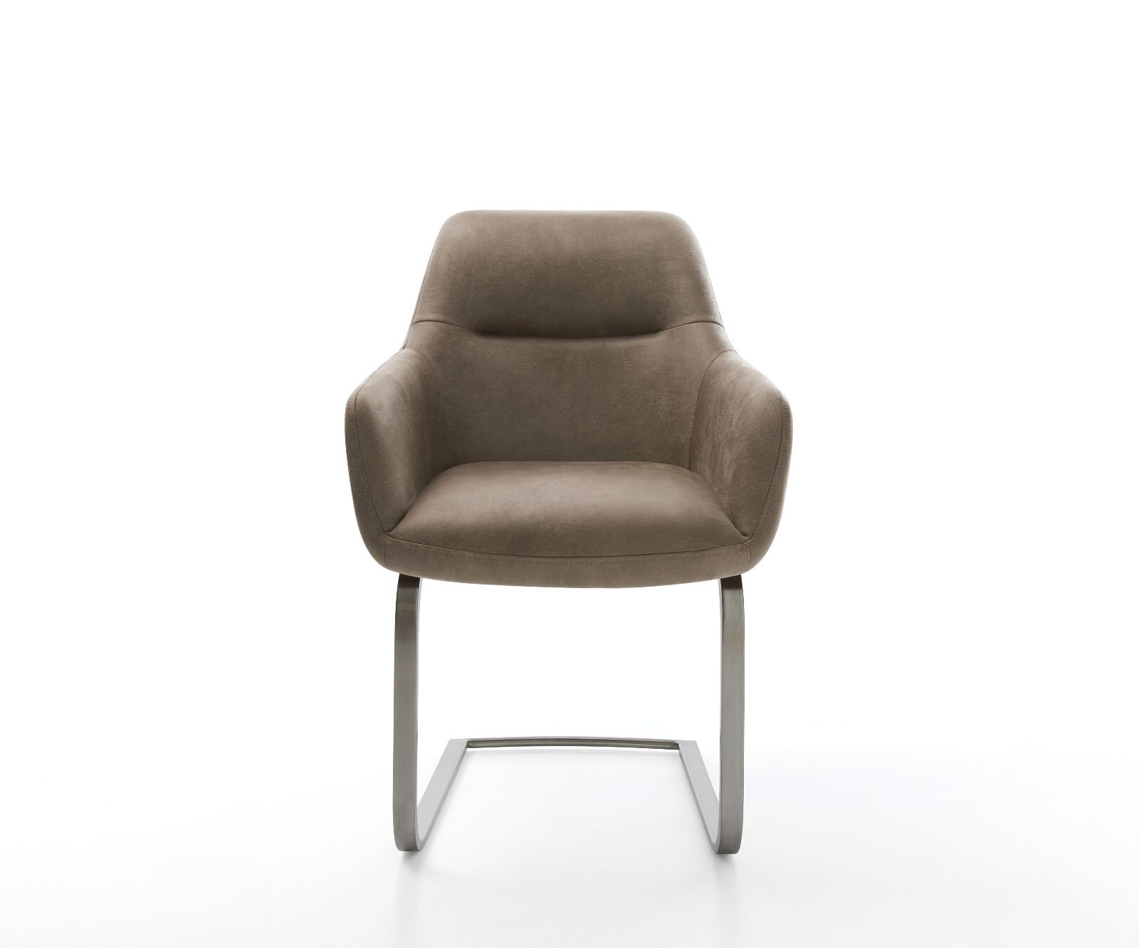 Стол с конзола Pejo-Flex микрофибър сив реколта стол с конзола плосък графит джоб пружина сърцевина 1