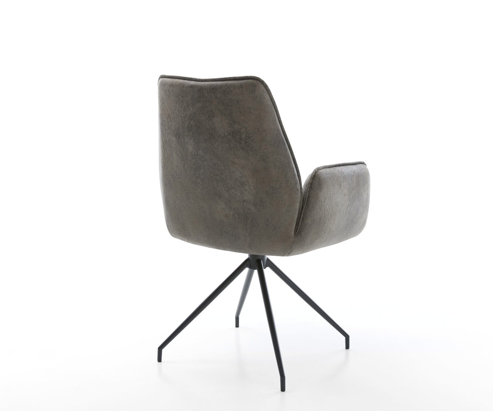 Врътящ се стол Сив Антик Конус крак кръгъл Черен 180° въртящ се Zoa-Flex 4 Врътящ се стол Сив Антик Конус крак кръгъл Черен 180° въртящ се Zoa-Flex 4