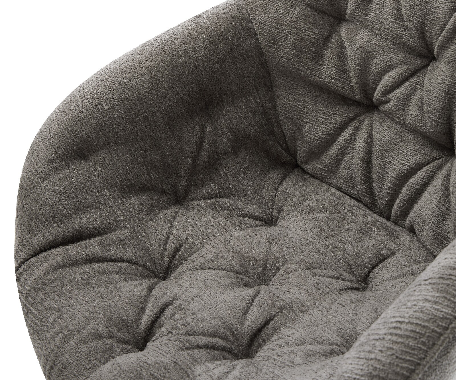 Стол за хранене Gaio-Flex Bouclé Soft Mud Основа за шейни черна 4