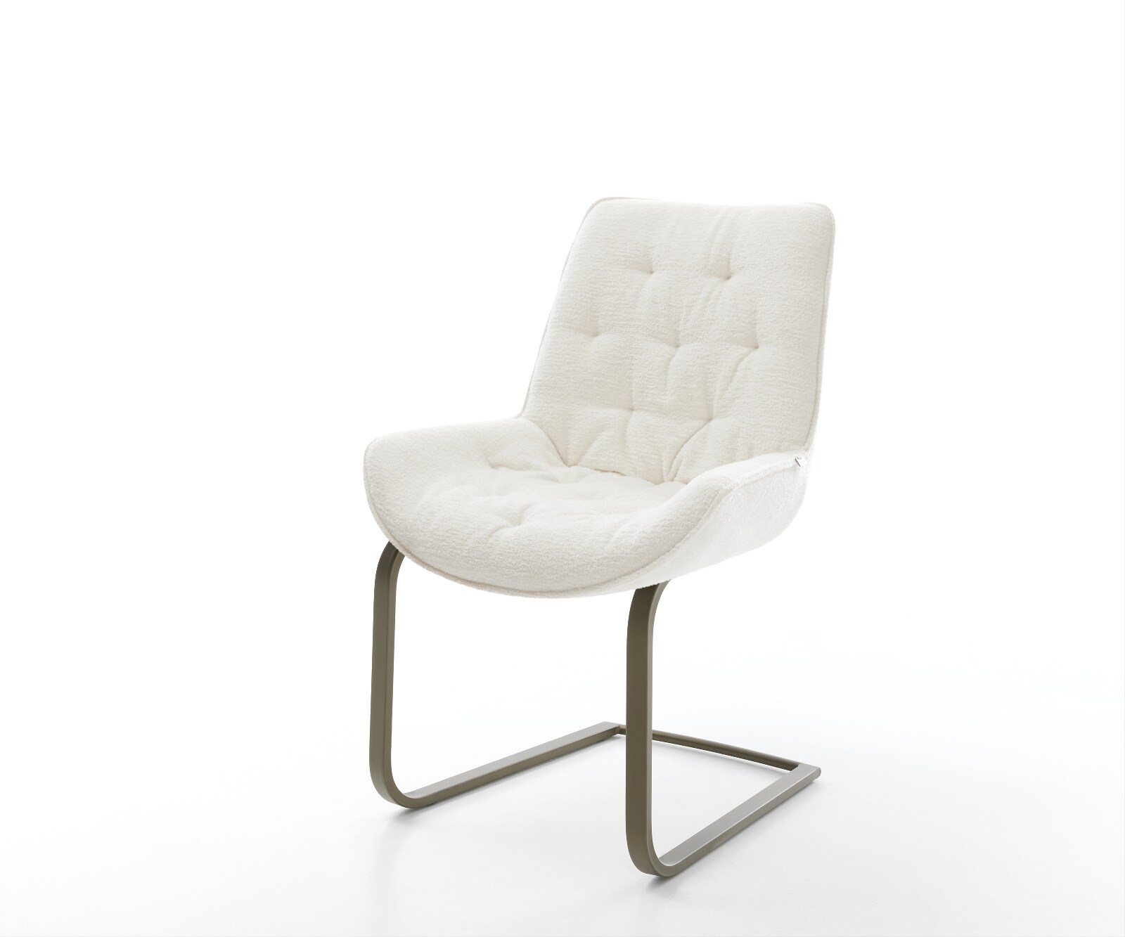 Стол с конзола Taimi-Flex Bouclé Soft Beige Стол с конзола с плосък ефект покритие титан