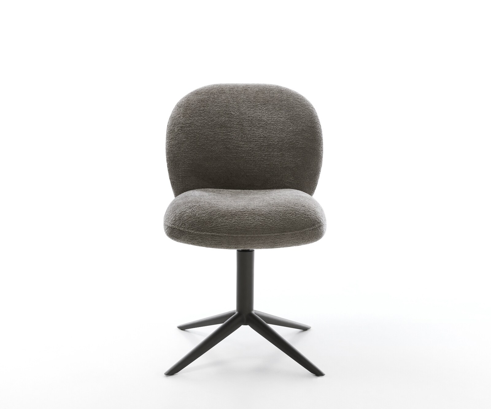 Въртящ се стол Nube-Flex Bouclé Soft Mud Base Black Завъртане на 360° Люлееща се функция Pocket spring core 2