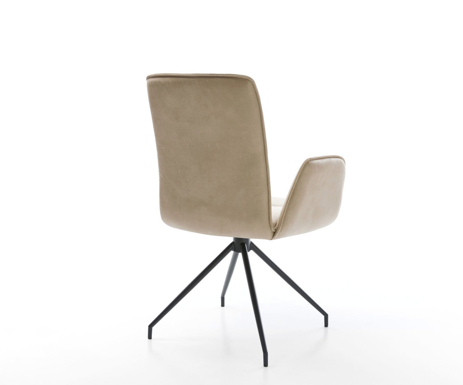 Врътящ се стол Бежов Винтидж Конус крак кръгъл Черен 180° въртящ се Vinja-Flex 4 Врътящ се стол Бежов Винтидж Конус крак кръгъл Черен 180° въртящ се Vinja-Flex 4