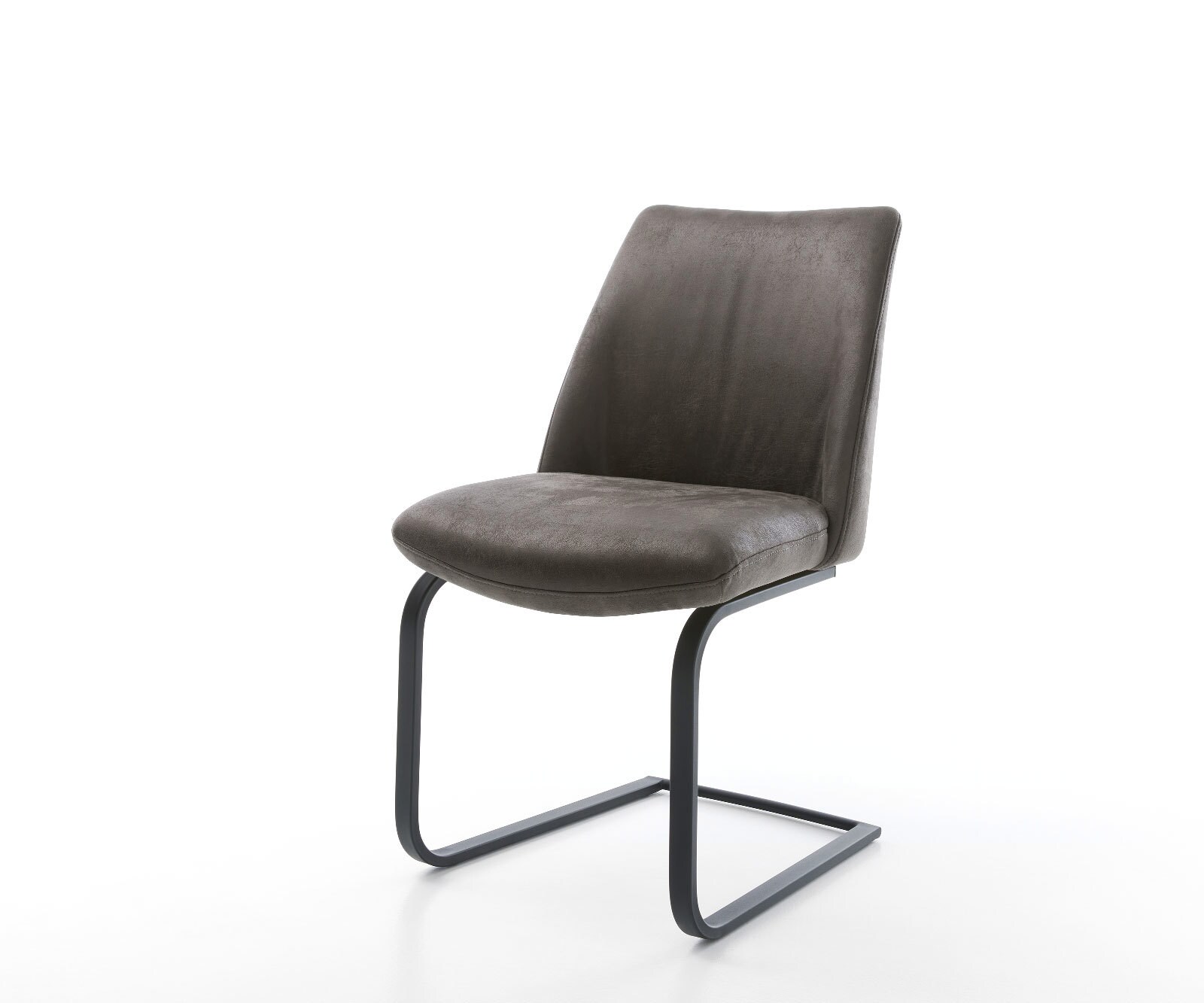 Люлеещ стол Антрацит Винтидж Конзолен крак плосък Черен Покет пружина Elso-Flex 1