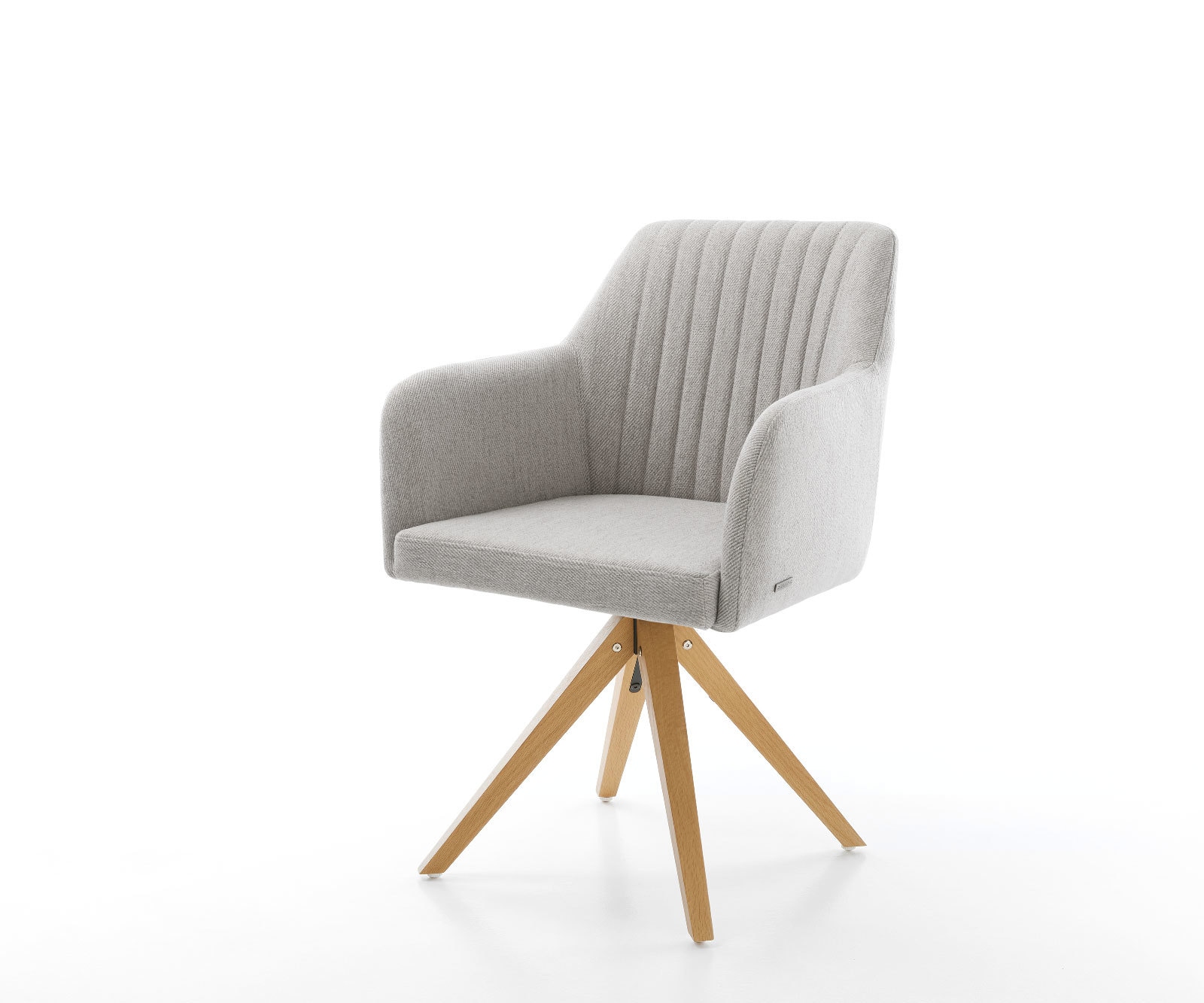 Врътящ се стол Ивици СветлоСив Дървена рамка  180° въртящ се Greg-Flex Врътящ се стол Ивици СветлоСив Дървена рамка  180° въртящ се Greg-Flex