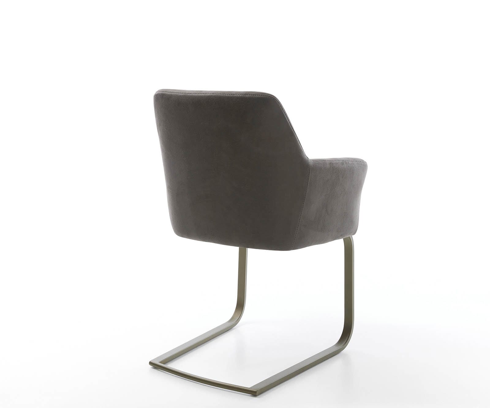 Люлеещ стол с подлакътници Антрацит Винтидж Конзолен крак плосък  Титан Покет пружина Xana-Flex 3 Люлеещ стол с подлакътници Антрацит Винтидж Конзолен крак плосък  Титан Покет пружина Xana-Flex 3