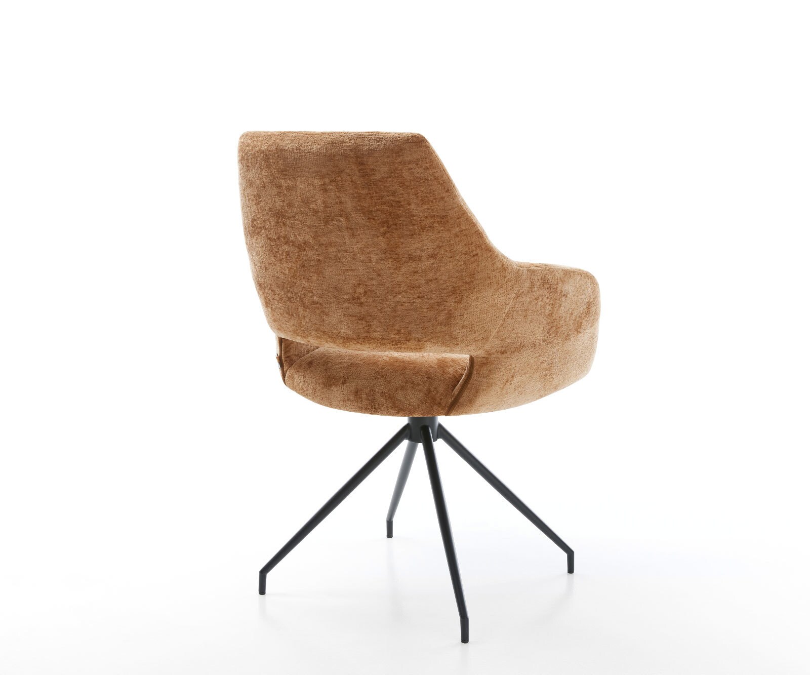 Врътящ се стол с подлакътници Шенил Ръжда Конус крак кръгъл Черен 180° въртящ се Yago-Flex 4 Врътящ се стол с подлакътници Шенил Ръжда Конус крак кръгъл Черен 180° въртящ се Yago-Flex 4