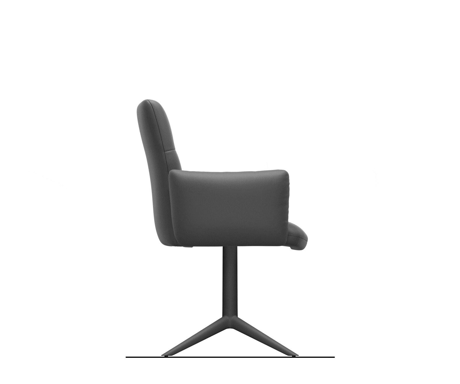 Въртящ се стол с маслинови подлакътници от шенил Основа от черна звезда Завъртане на 360° Люлееща се функция Сърцевина от джобни пружини Jova-Flex 9