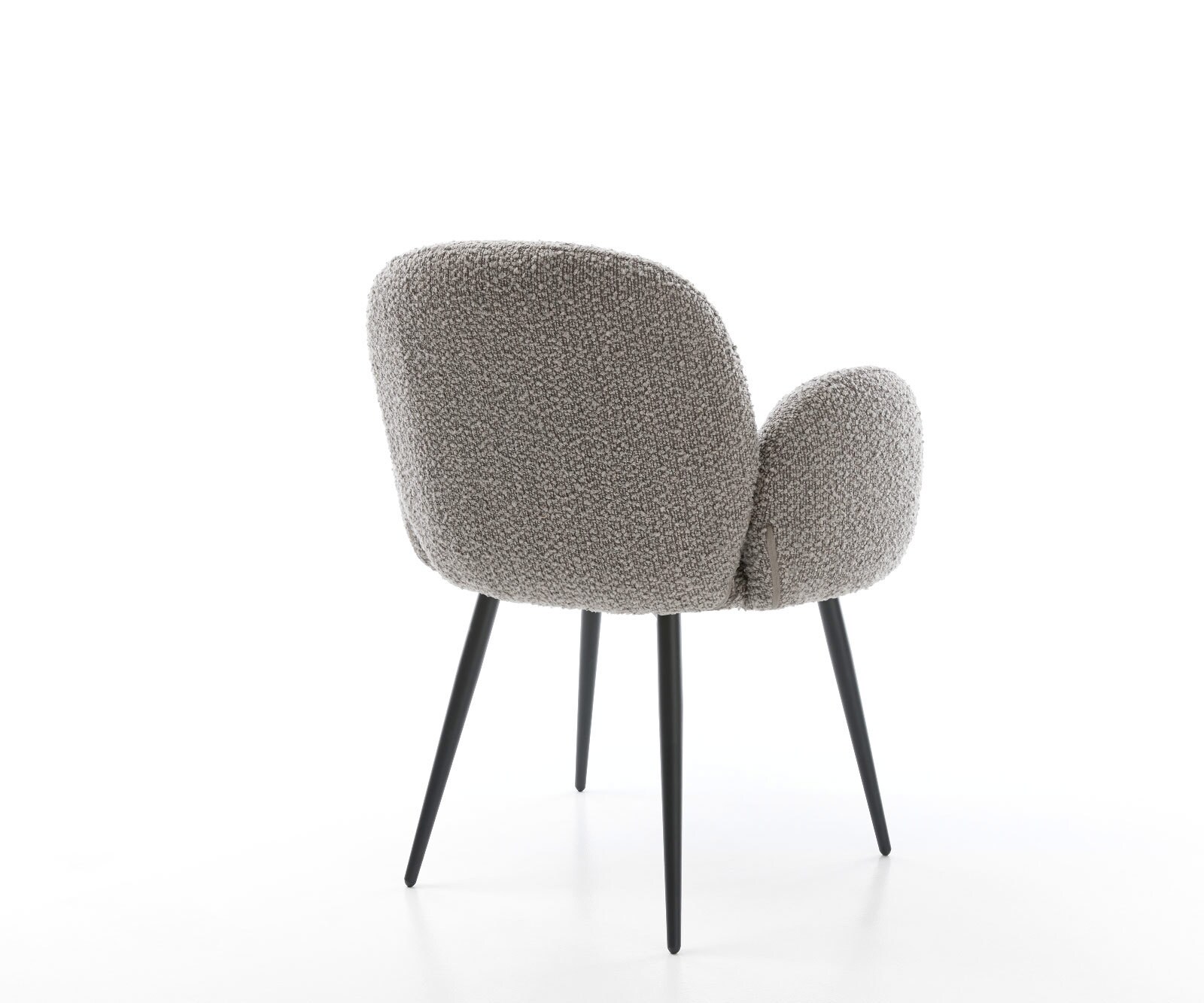 Стол Букле Сребристосив 4-крака Прави Черни Покет пружина Nube-Flex 4