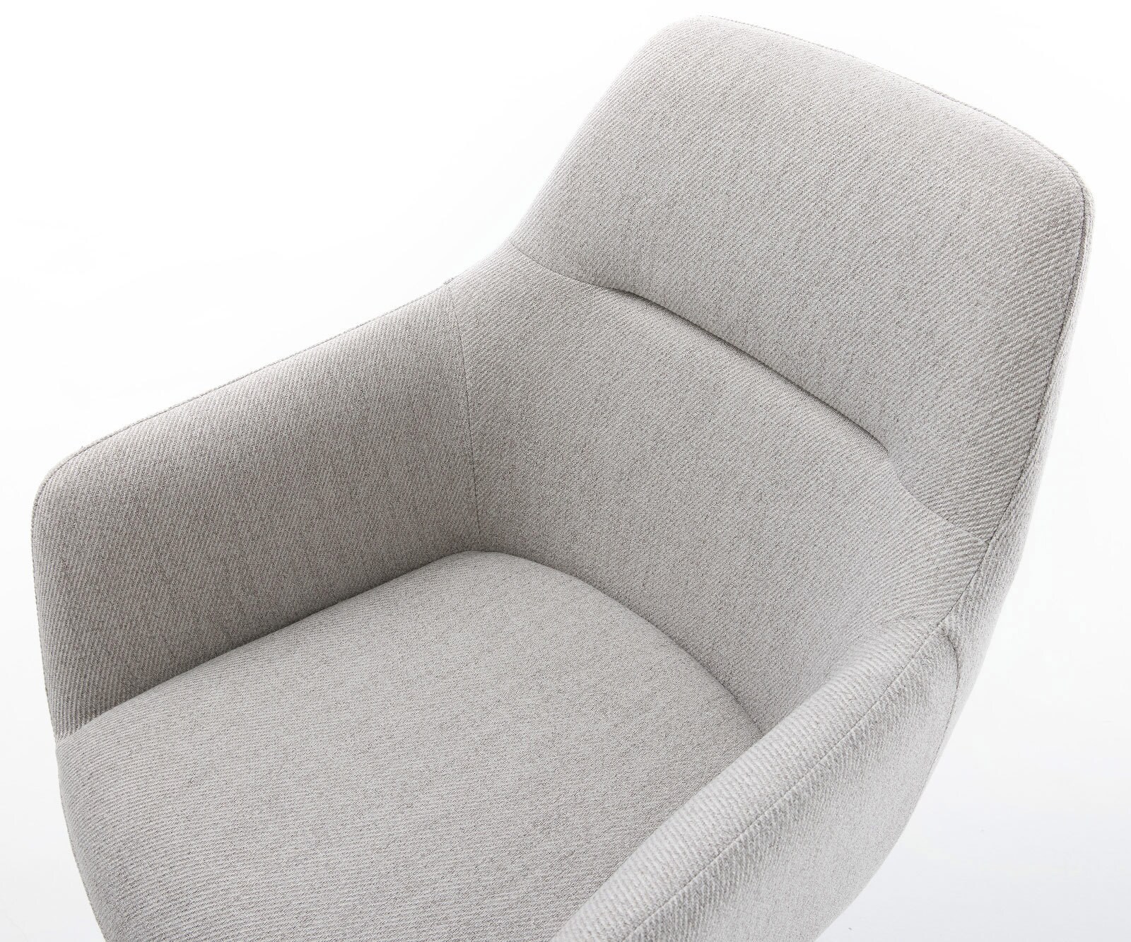 Врътящ се стол Ивици СветлоСив Конус крак  Черен 180° въртящ се Pejo-Flex 3 Врътящ се стол Ивици СветлоСив Конус крак  Черен 180° въртящ се Pejo-Flex 3