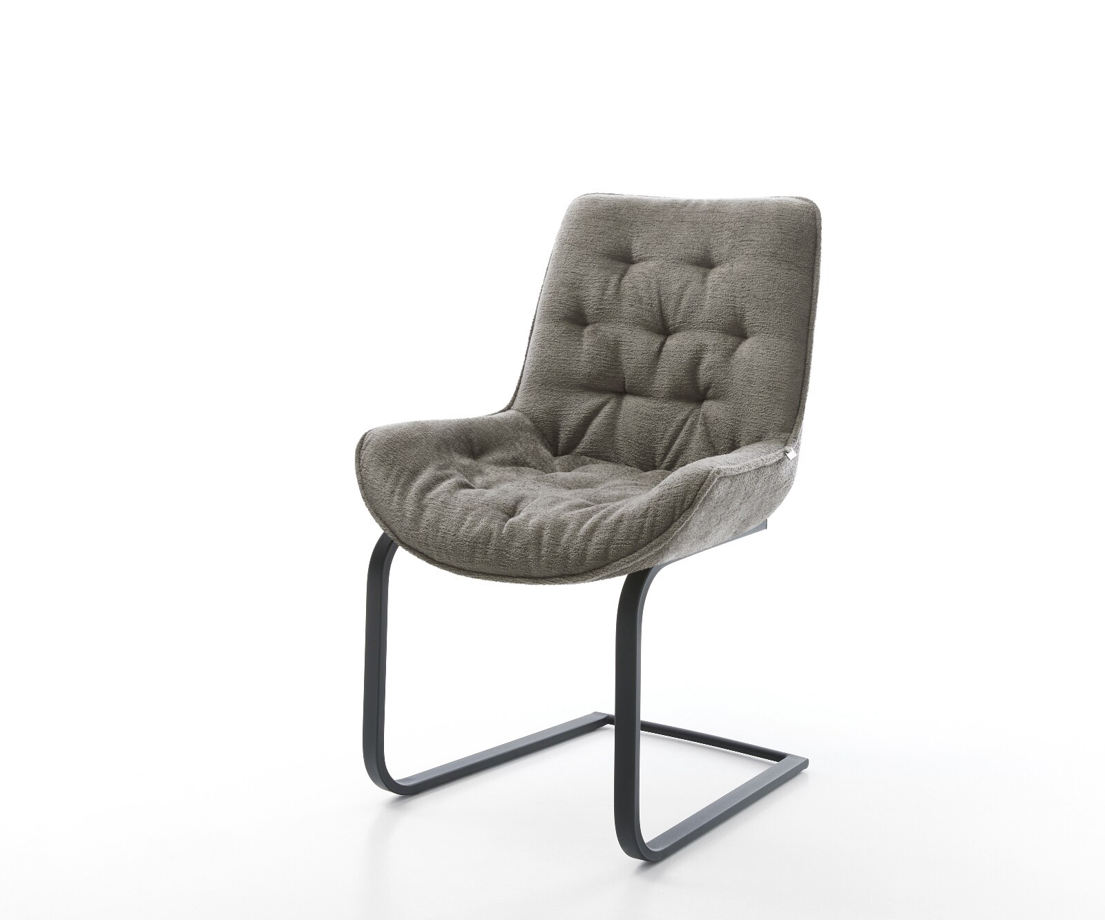 Конзолен стол Taimi-Flex Bouclé Soft Mud Конзолен стол плоско черно