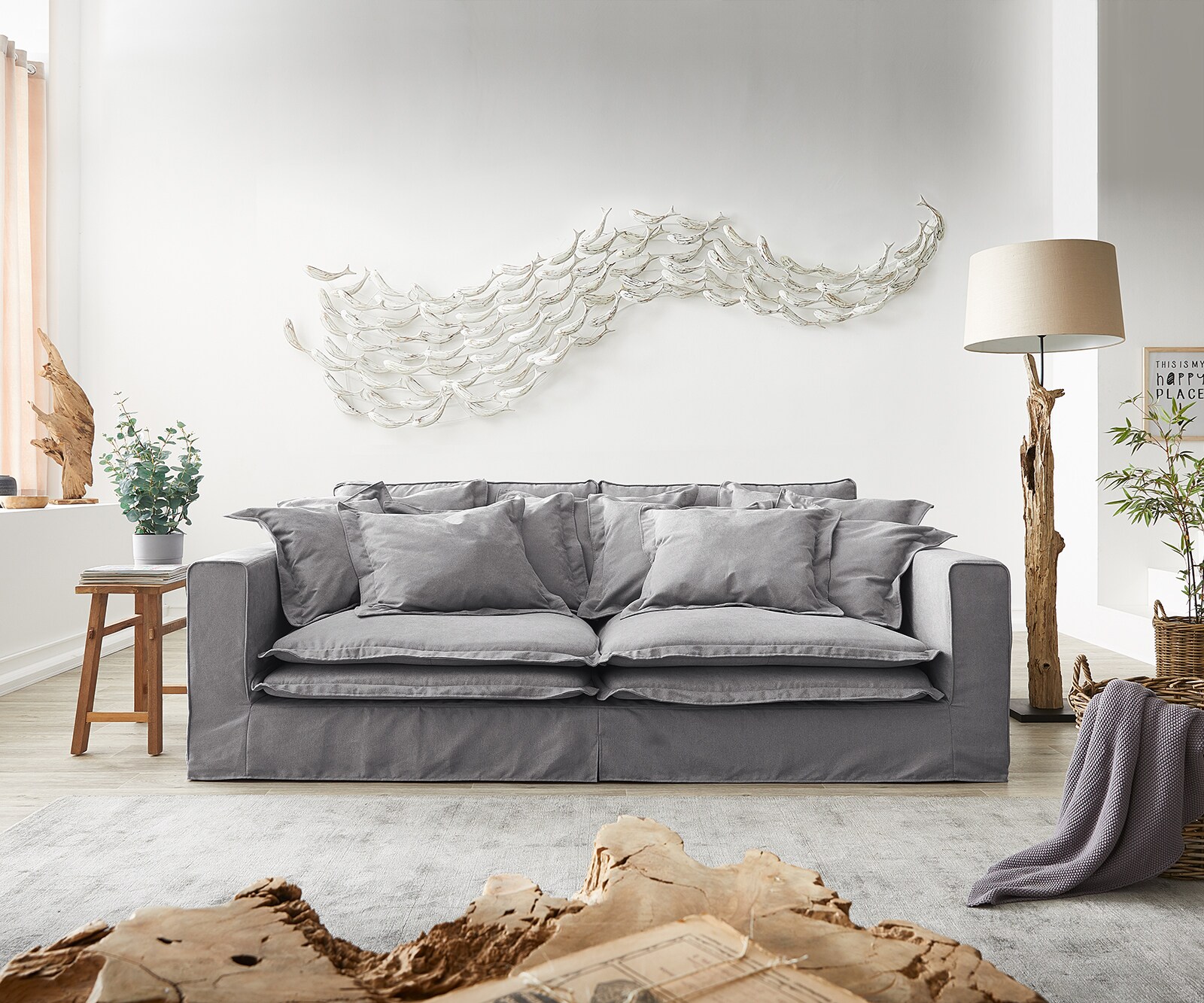 Голям диван Noelia 240x145 cm с възглавници 3