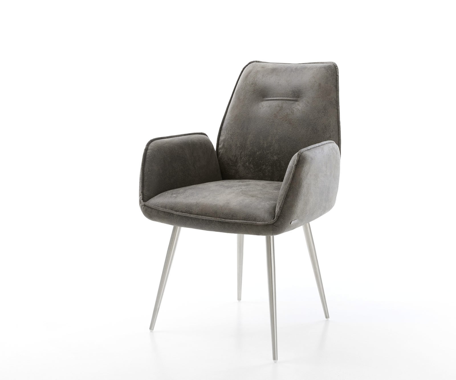 Стол Сив Антик 4-крака Прави Неръждаема стомана Zoa-Flex Стол Сив Антик 4-крака Прави Неръждаема стомана Zoa-Flex