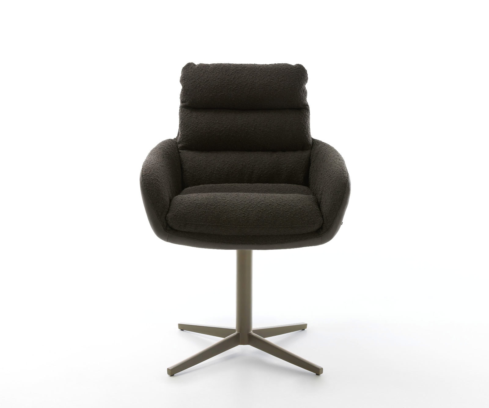 Врътящ се стол с подлакътници Комбинация от дамаски Черен Офис основа  Titan 360° въртящ се Abelia-Flex 1 Врътящ се стол с подлакътници Комбинация от дамаски Черен Офис основа  Titan 360° въртящ се Abelia-Flex 1