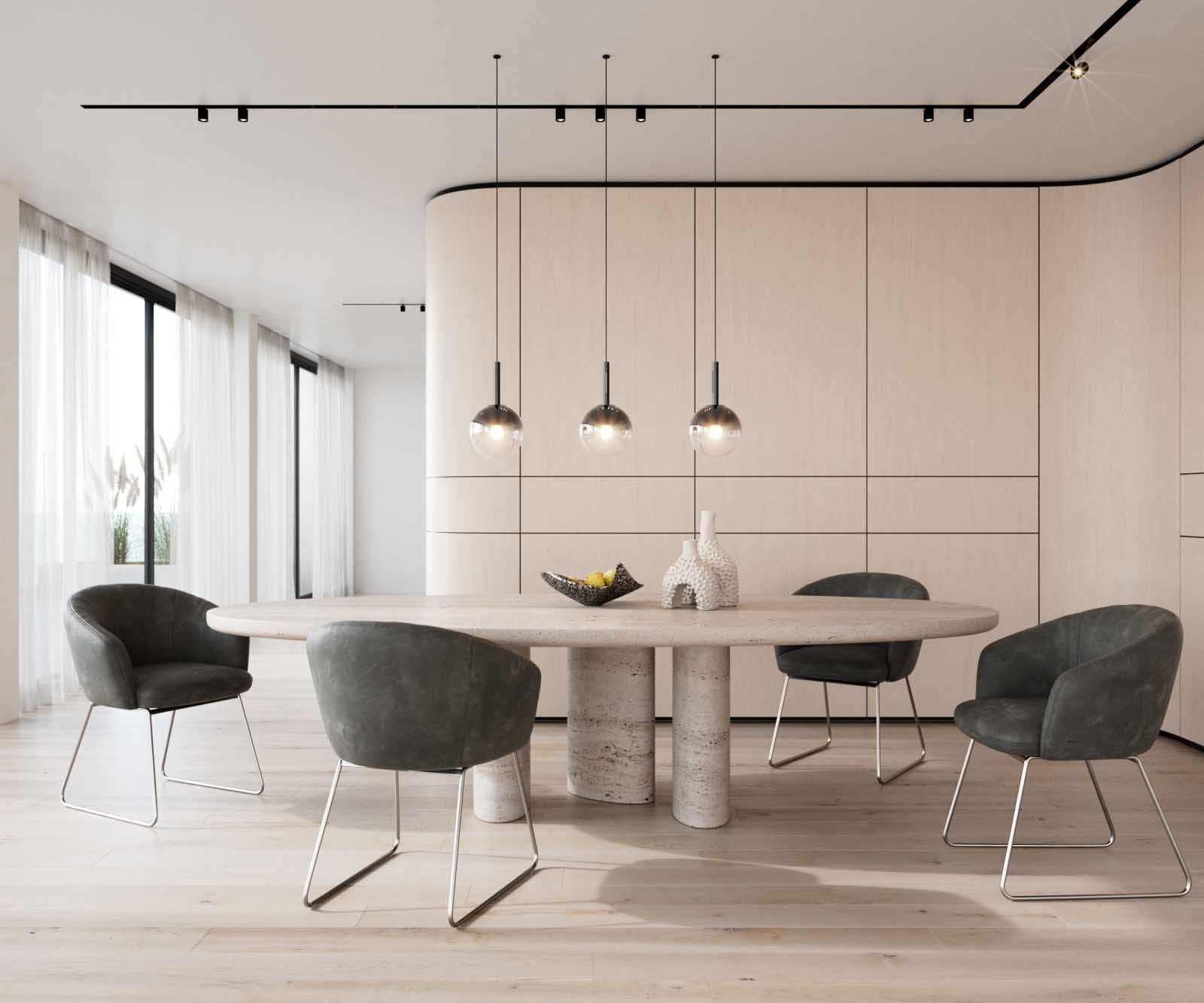 Стол Антрацит Винтидж Извити крака Неръждаема стомана Покет пружина Caja-Flex 5 Стол Антрацит Винтидж Извити крака Неръждаема стомана Покет пружина Caja-Flex 5