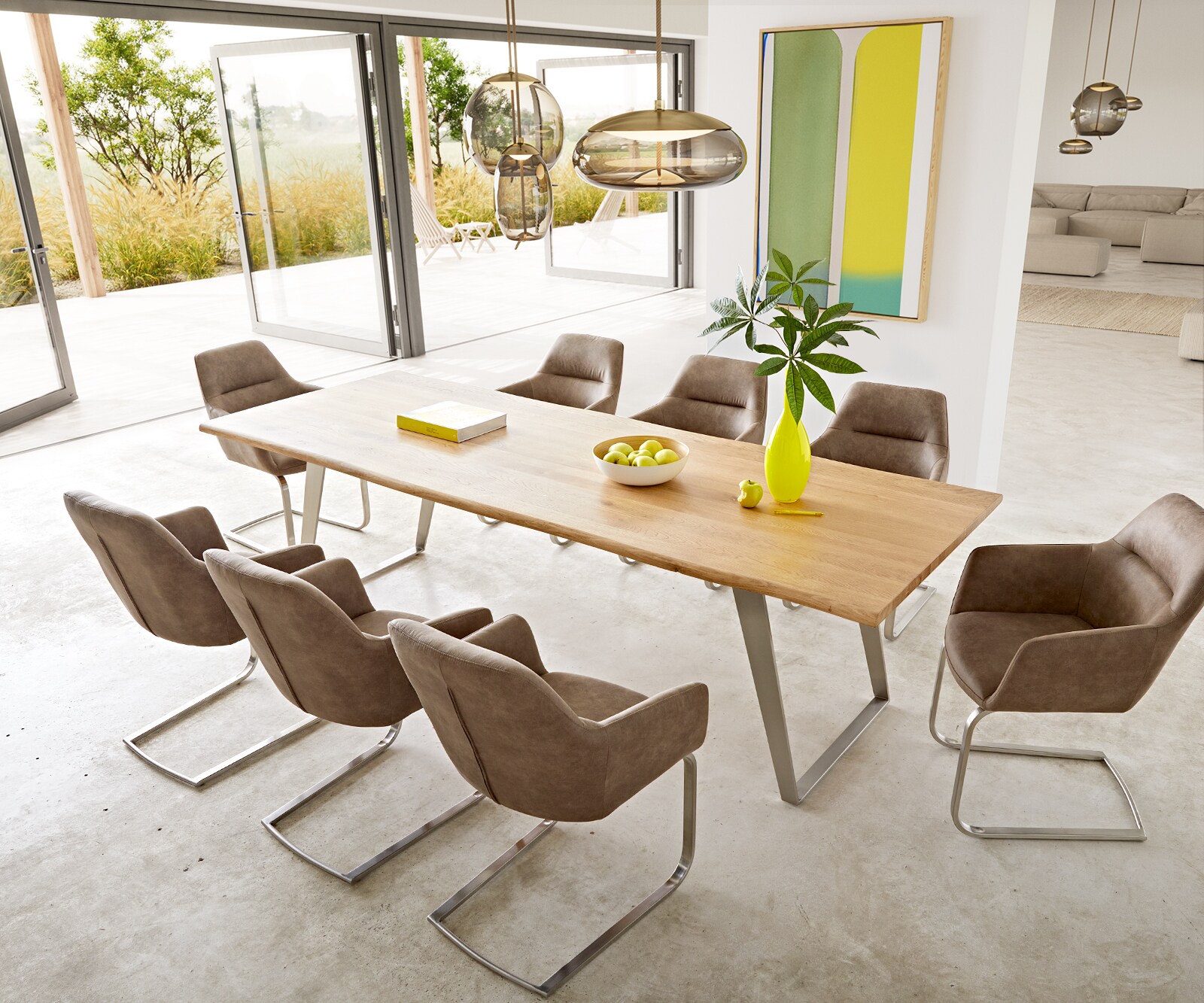 Основа за маса Наклонен (комплект от 2) Edelstahl 2 Основа за маса Наклонен (комплект от 2) Edelstahl 2